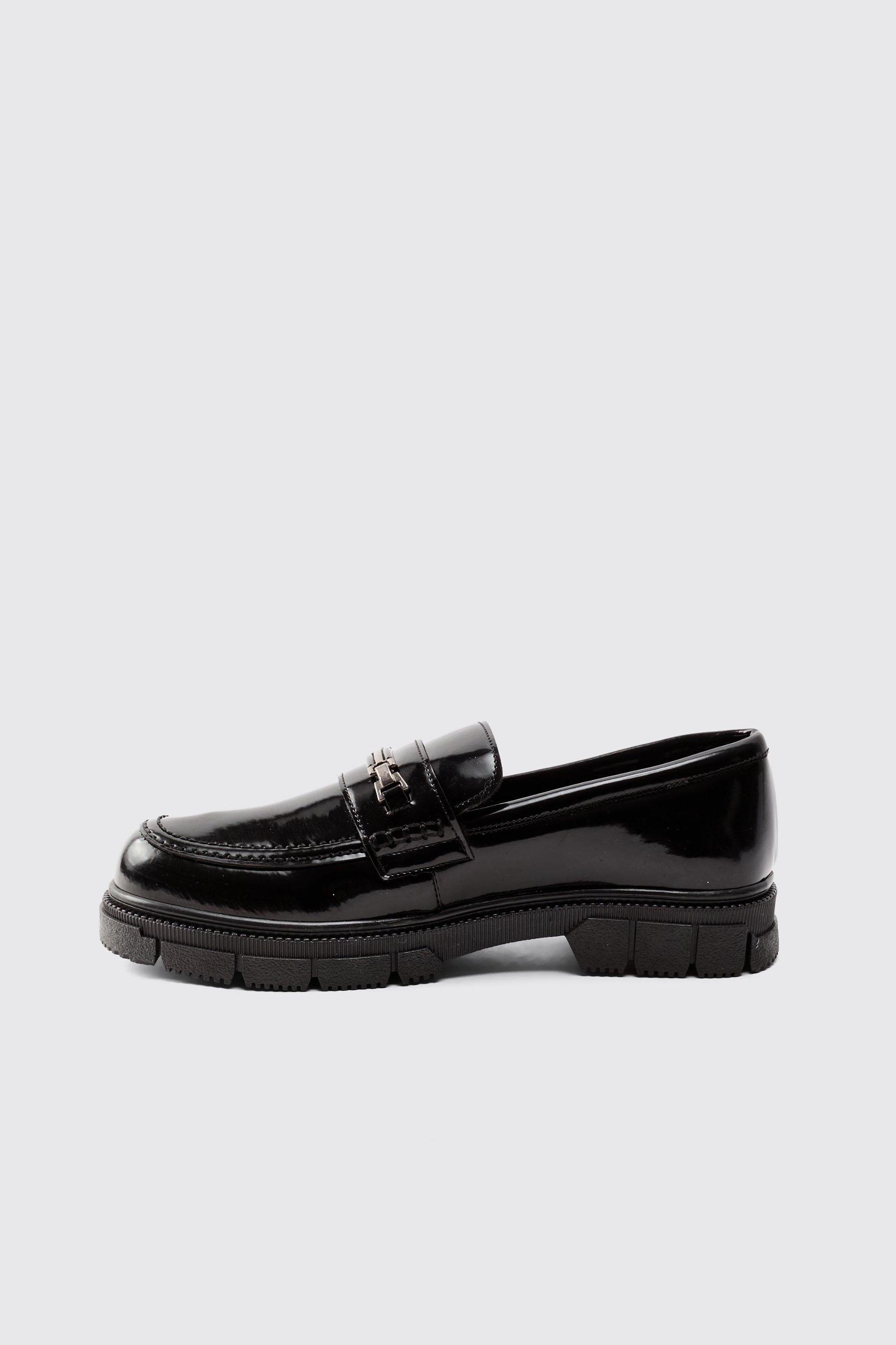 Track Sole Snaffle Loafer | boohooMAN USA Product Image