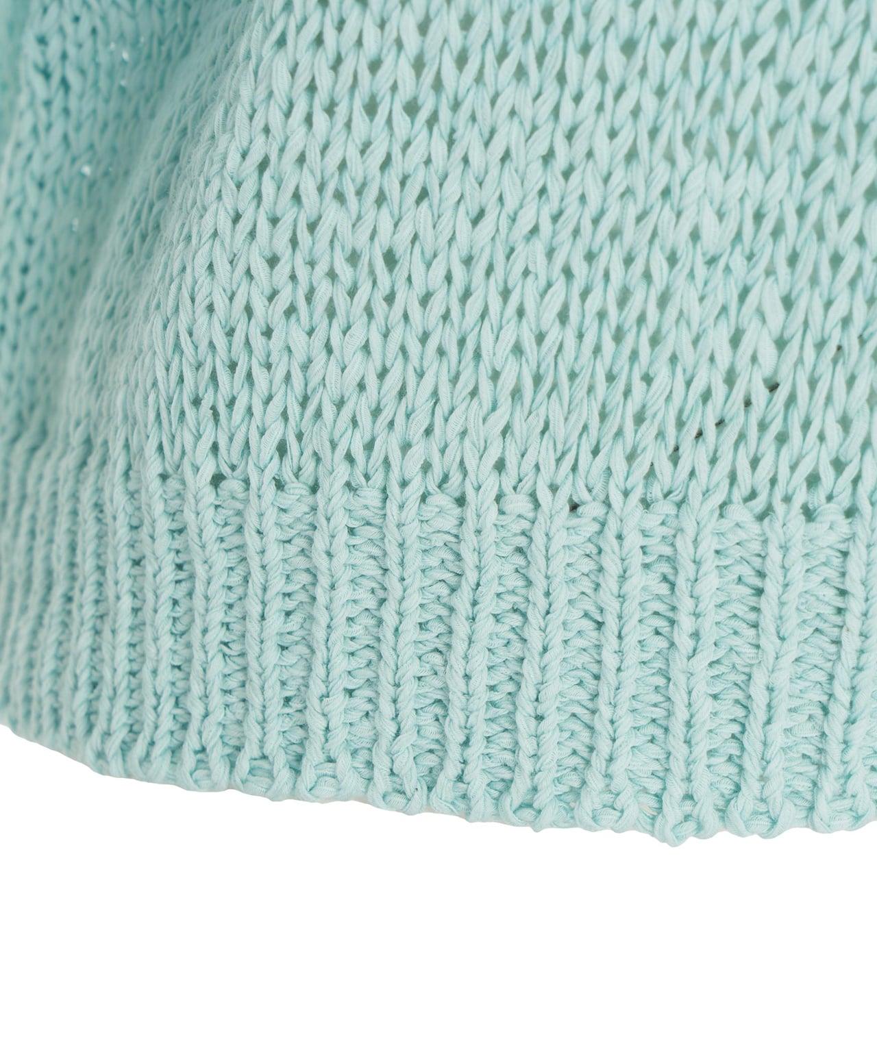 Knit sweater with V-neck Product Image