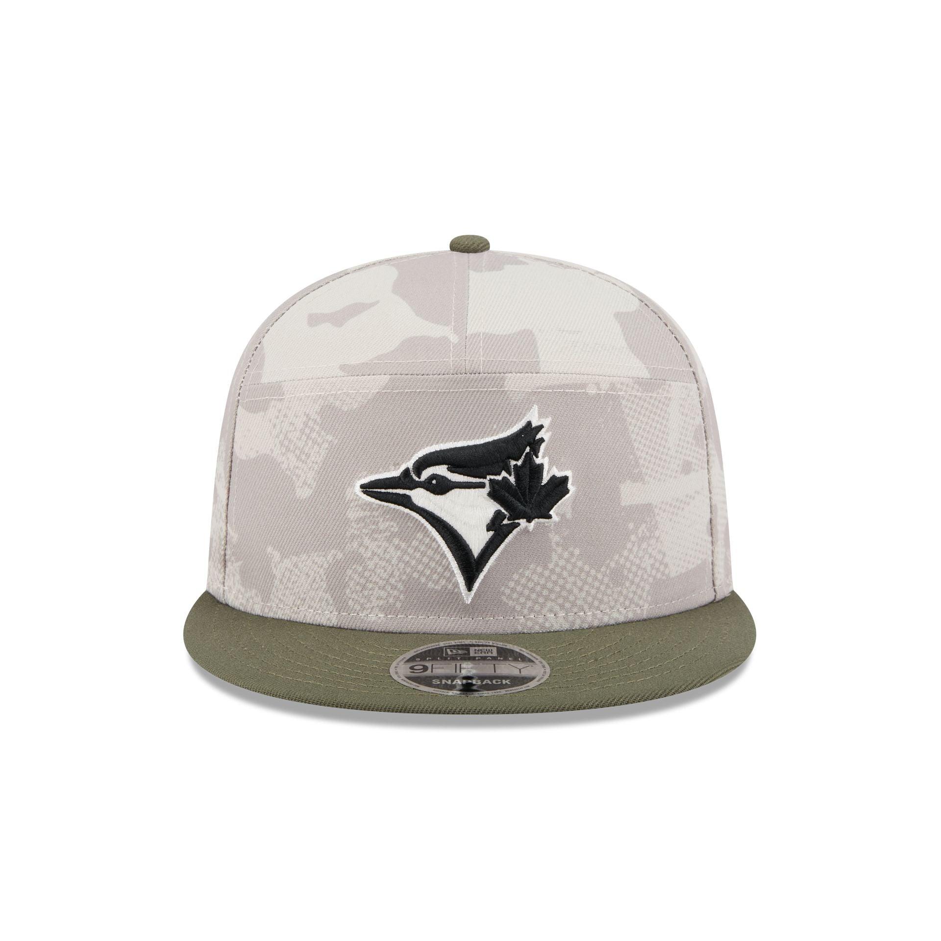 Toronto Blue Jays Armed Forces Day 2025 Split Panel 9FIFTY Snapback Hat Male Product Image