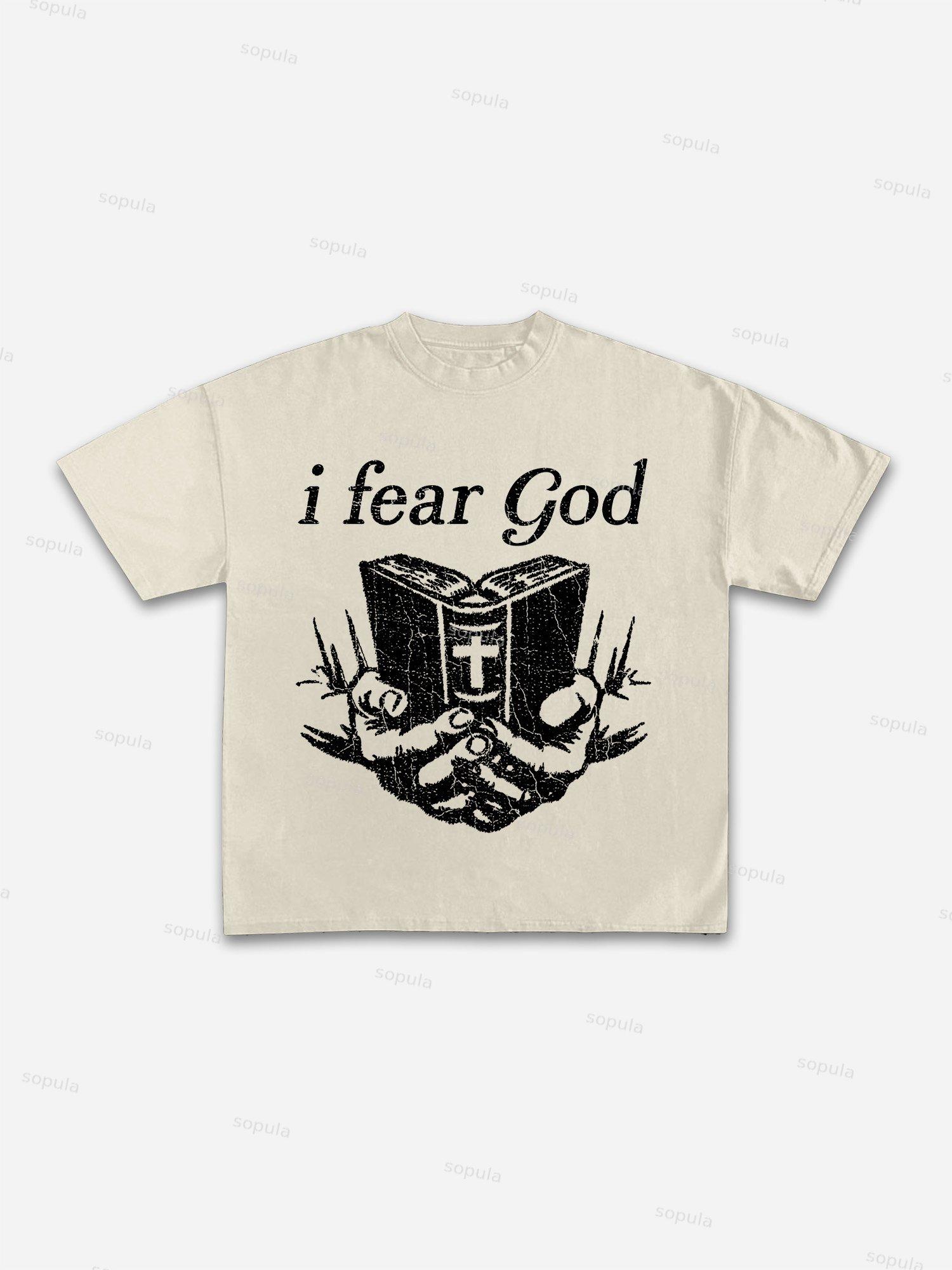 I Fear God Graphic Print Cotton T-shirt Product Image