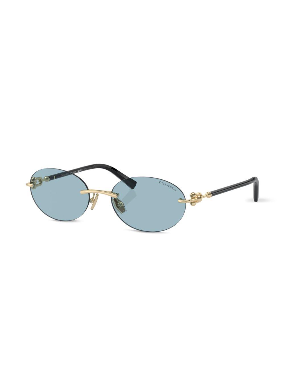 oval-frame sunglasses Product Image