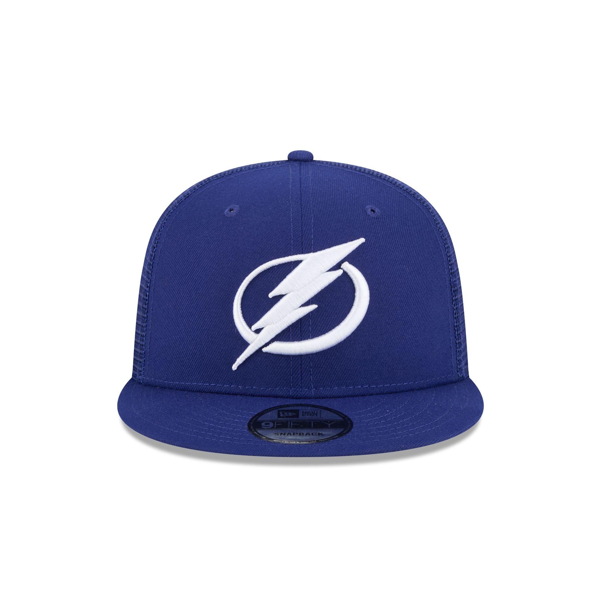 Tampa Bay Lightning Team Tag 9FIFTY Trucker Hat Male Product Image