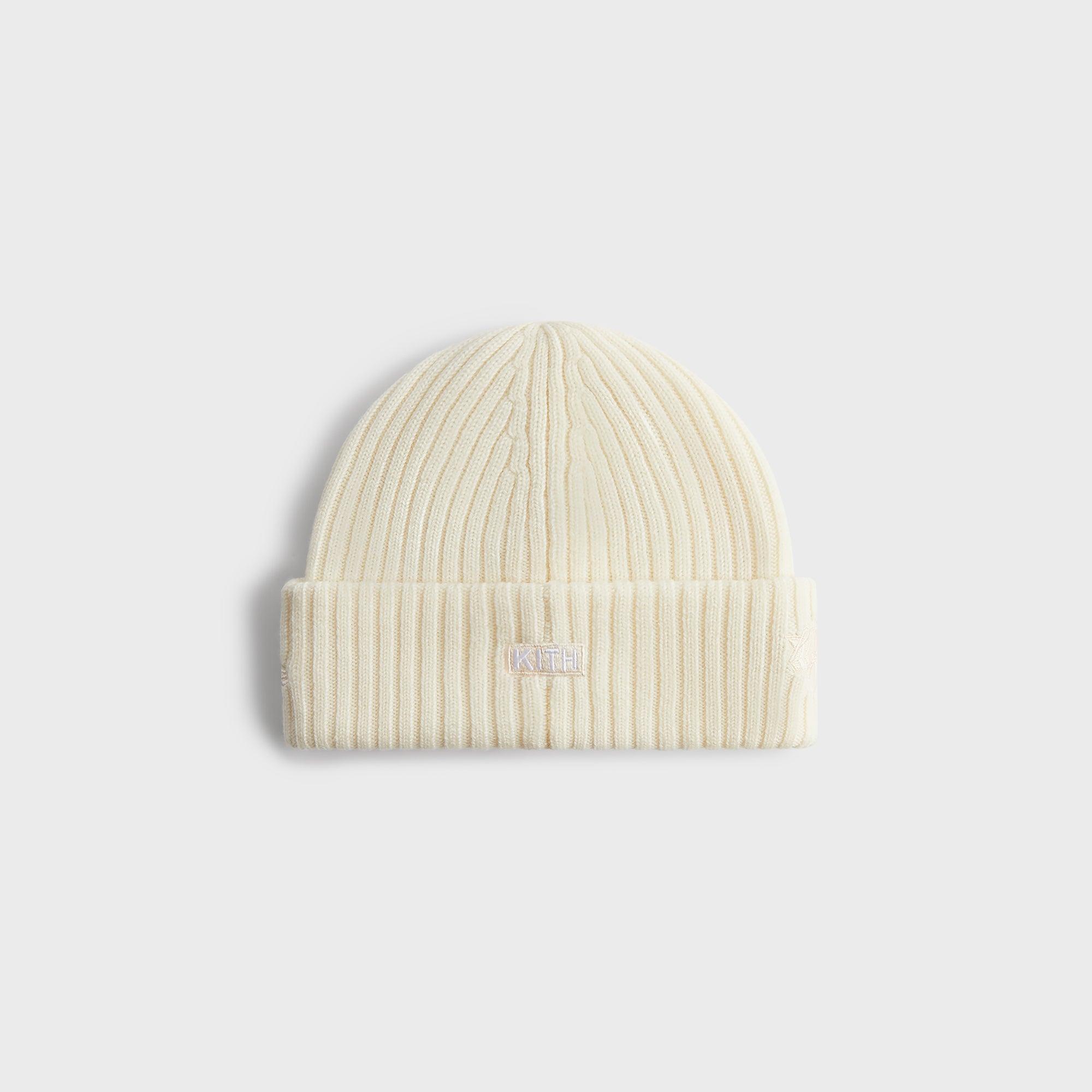 Kith for the New York Knicks Wings Logo Beanie - Sandrift Male Product Image