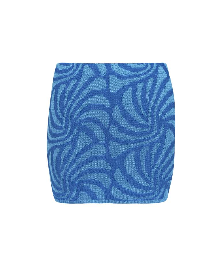 Jacquard Lara Blouse - Neptune Product Image