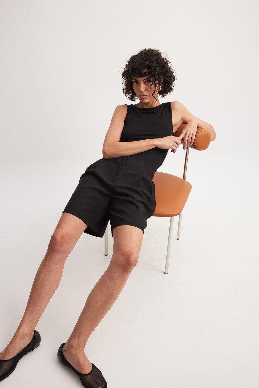 Soft Line Boat Neck Sleeveless Body Product Image