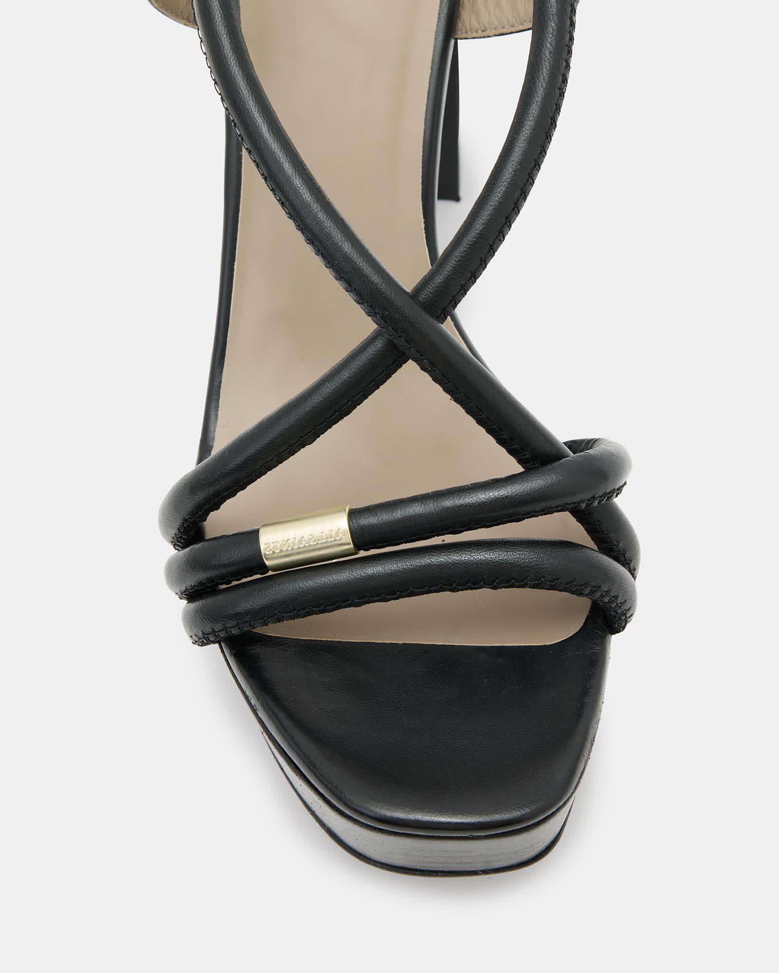 Bella Leather Platform Heel Product Image