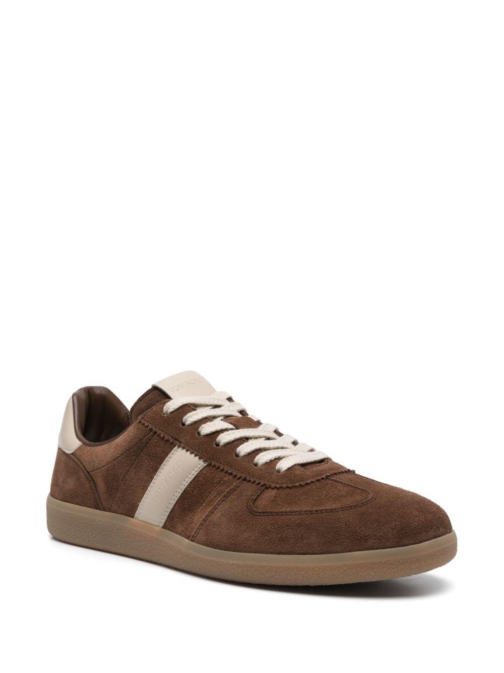 suede panelled sneakers Product Image