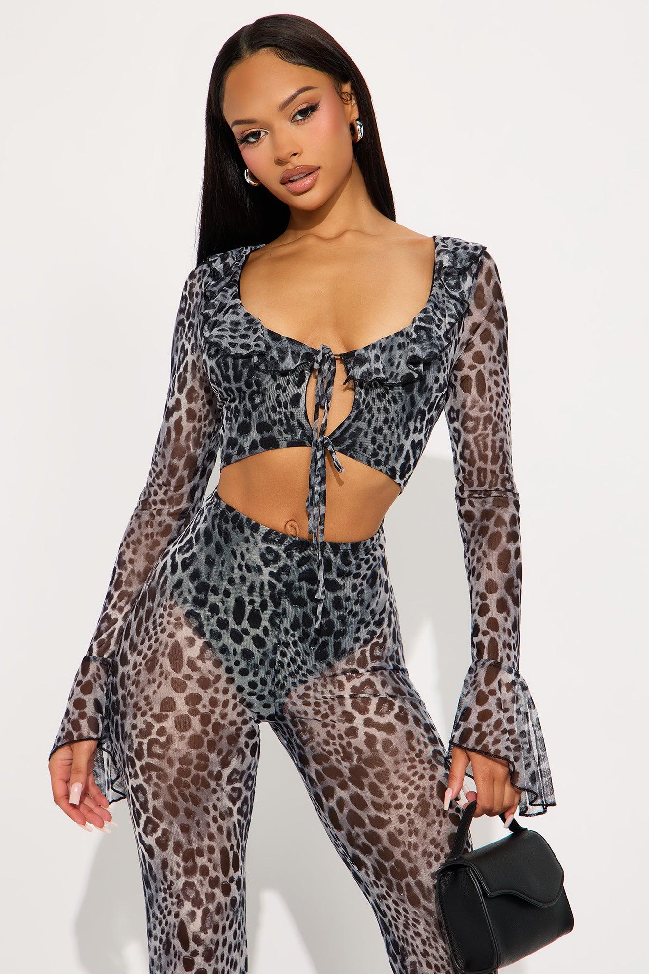 Prowler Mesh Jumpsuit - Grey/combo Female Product Image