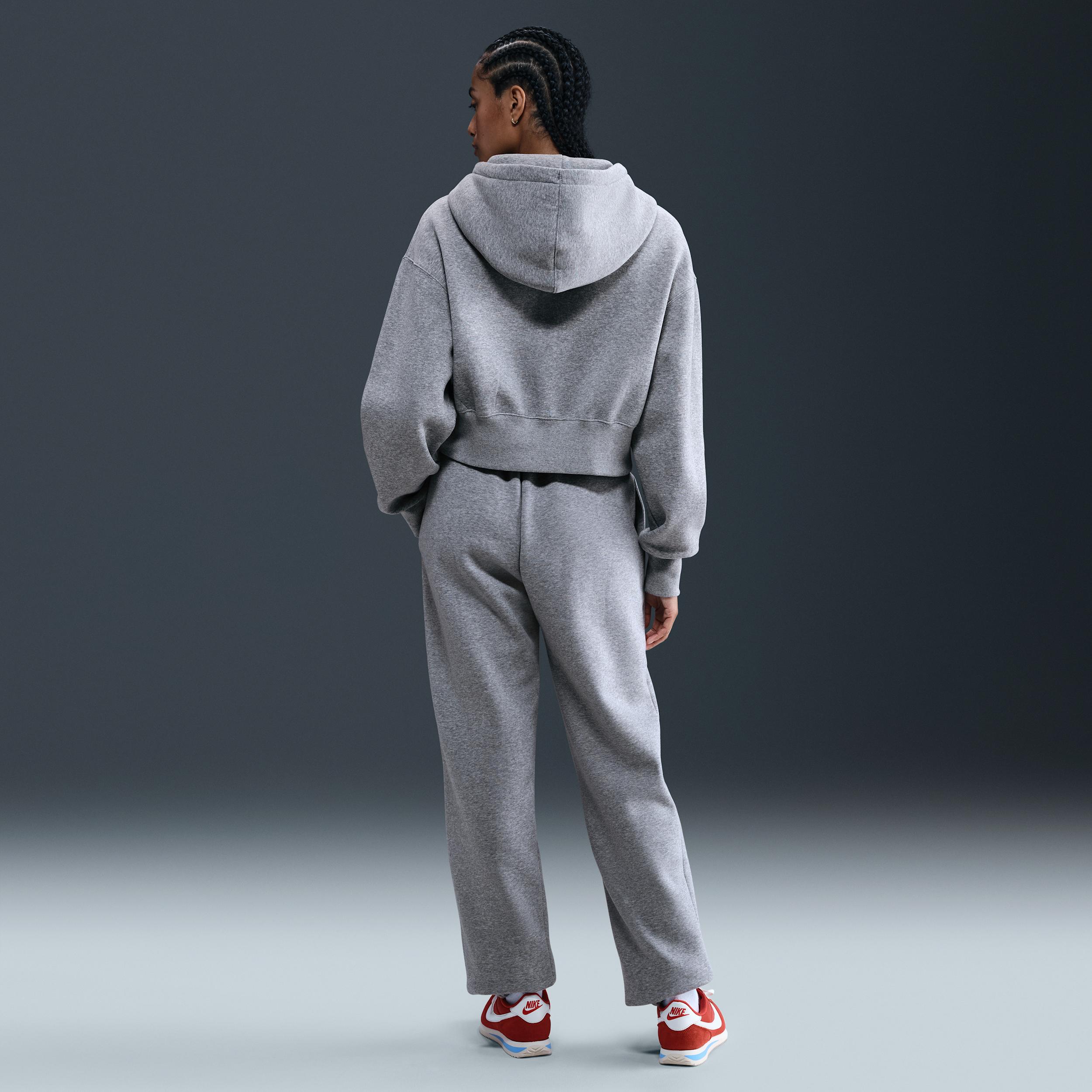 Women's Nike Sportswear Phoenix Fleece Loose Full-Zip Cropped Hoodie Product Image