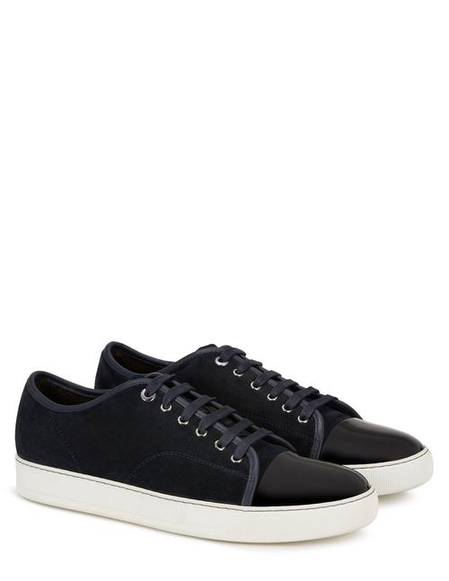 Black DBB1 Suede & Patent Leather Sneakers Product Image