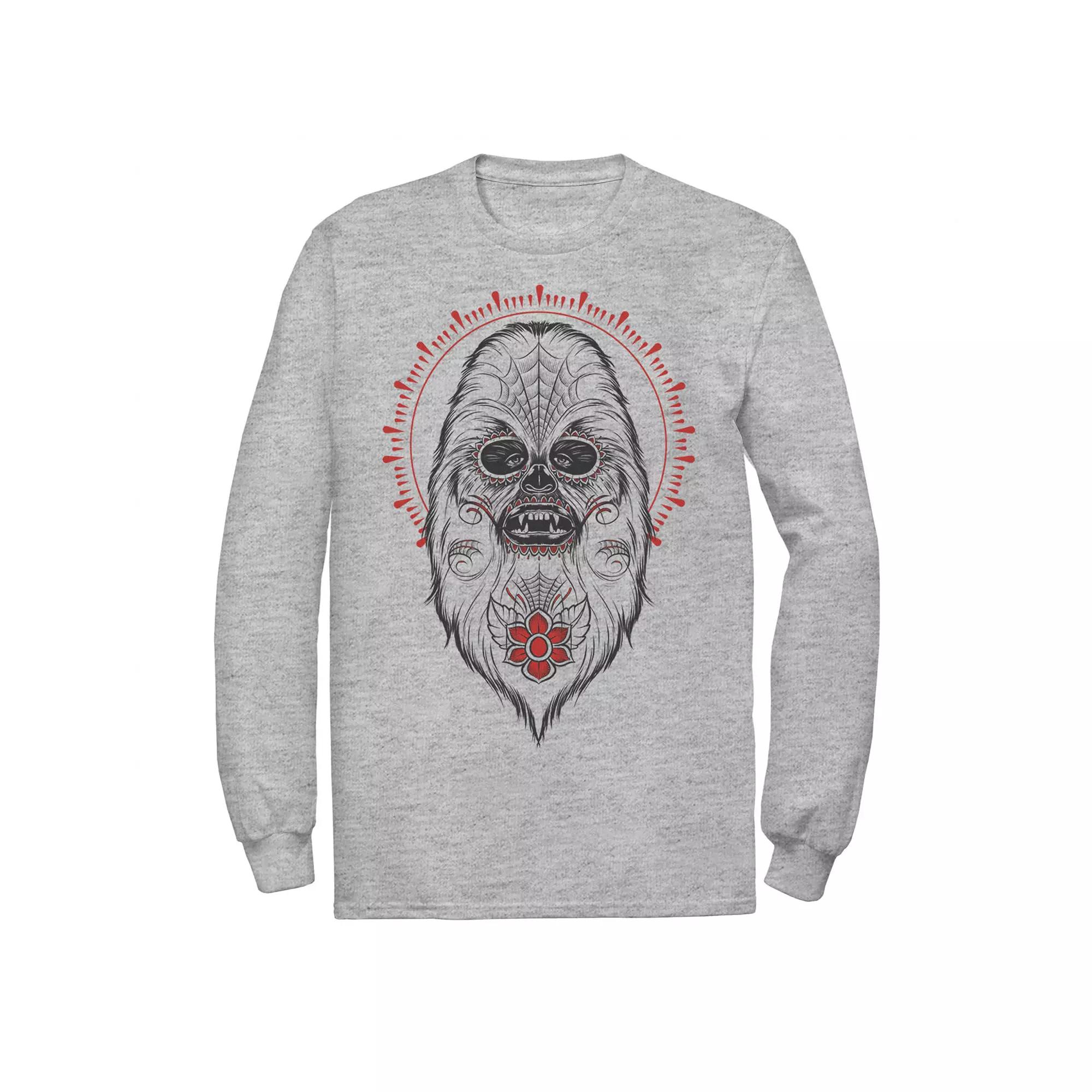 Men's Star Wars Day Of The Dead Chewbacca Portrait Tee,  Product Image