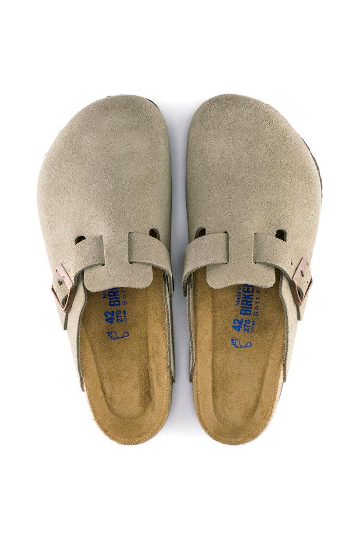 Birkenstock Boston BS Regular Width in Taupe Product Image