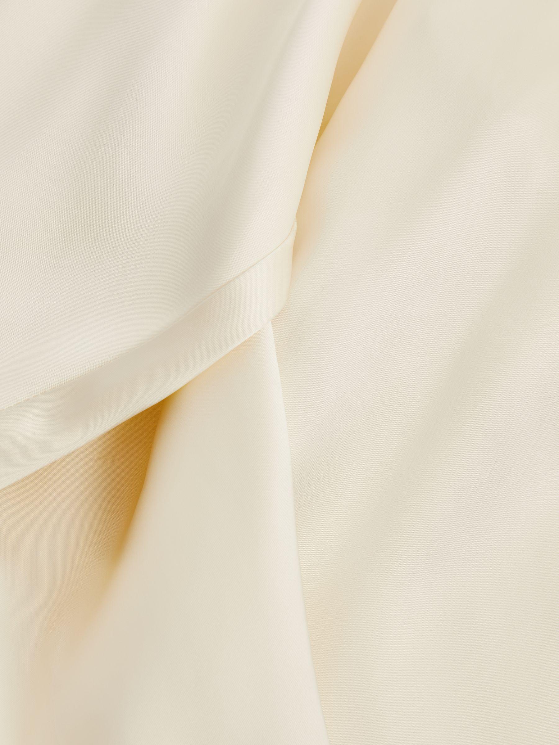 Duchess Satin Split Sleeve Top in Champagne Product Image