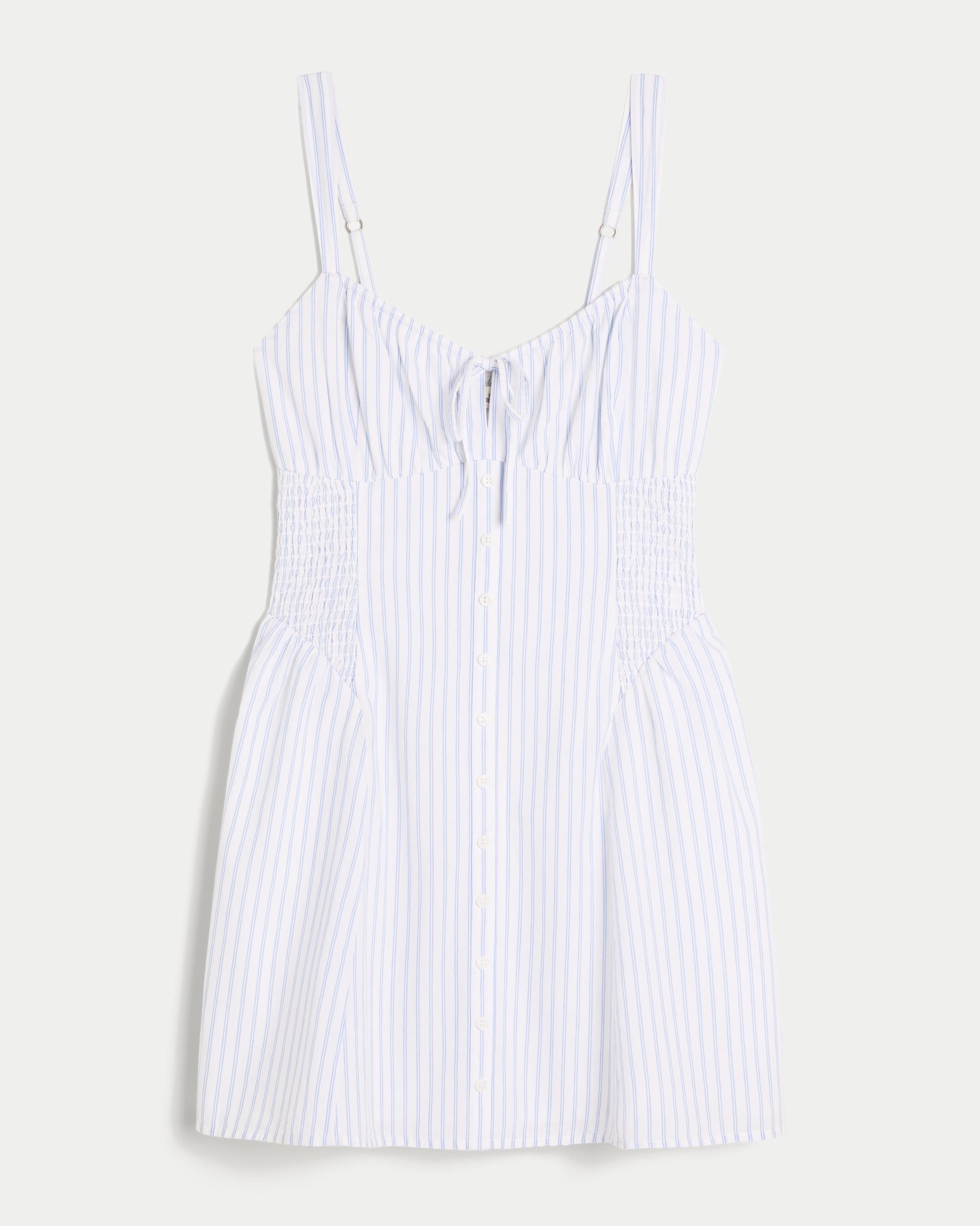 Hollister Sofia Button Front Mini Dress Product Image