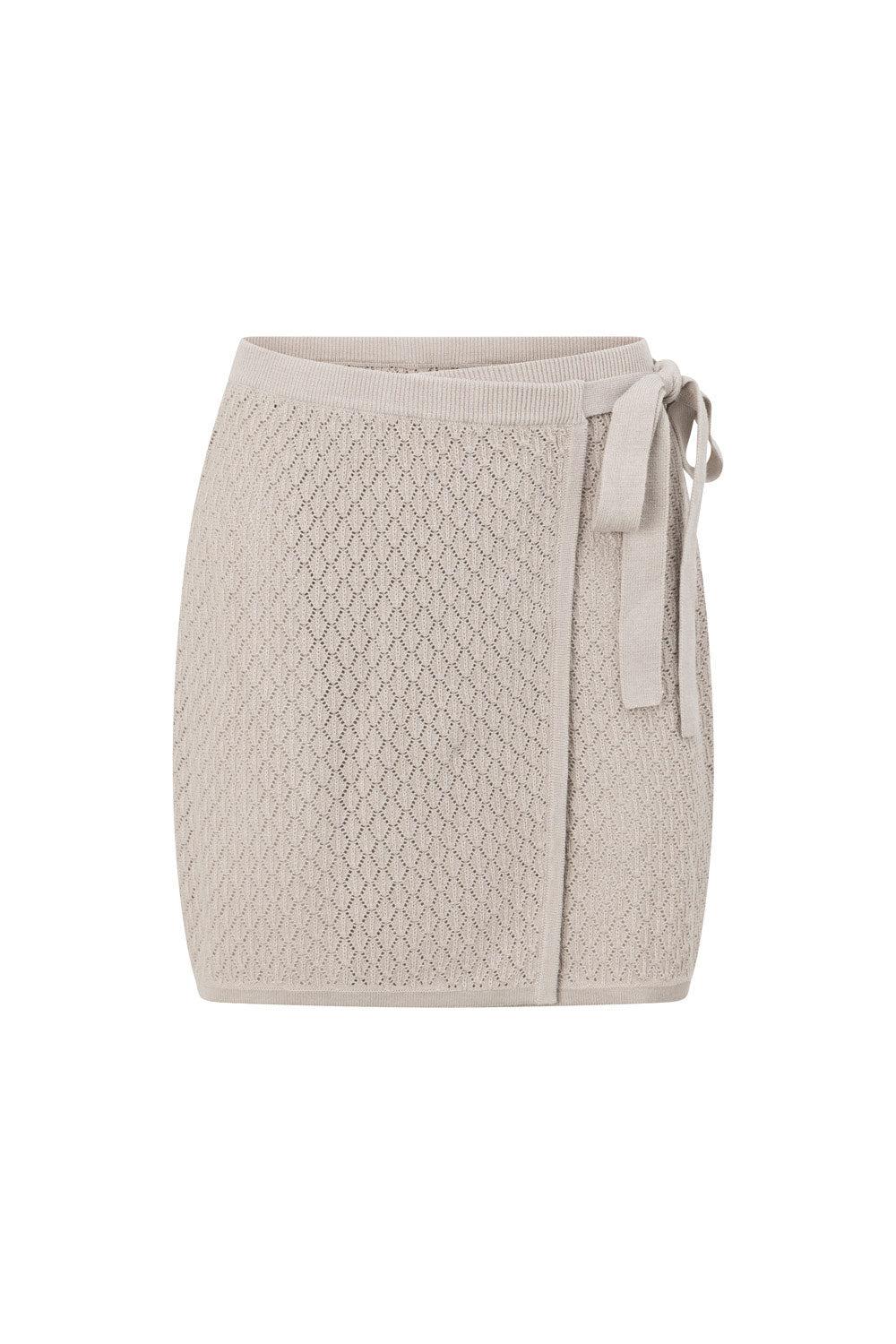Baylie Skirt - Taupe Product Image
