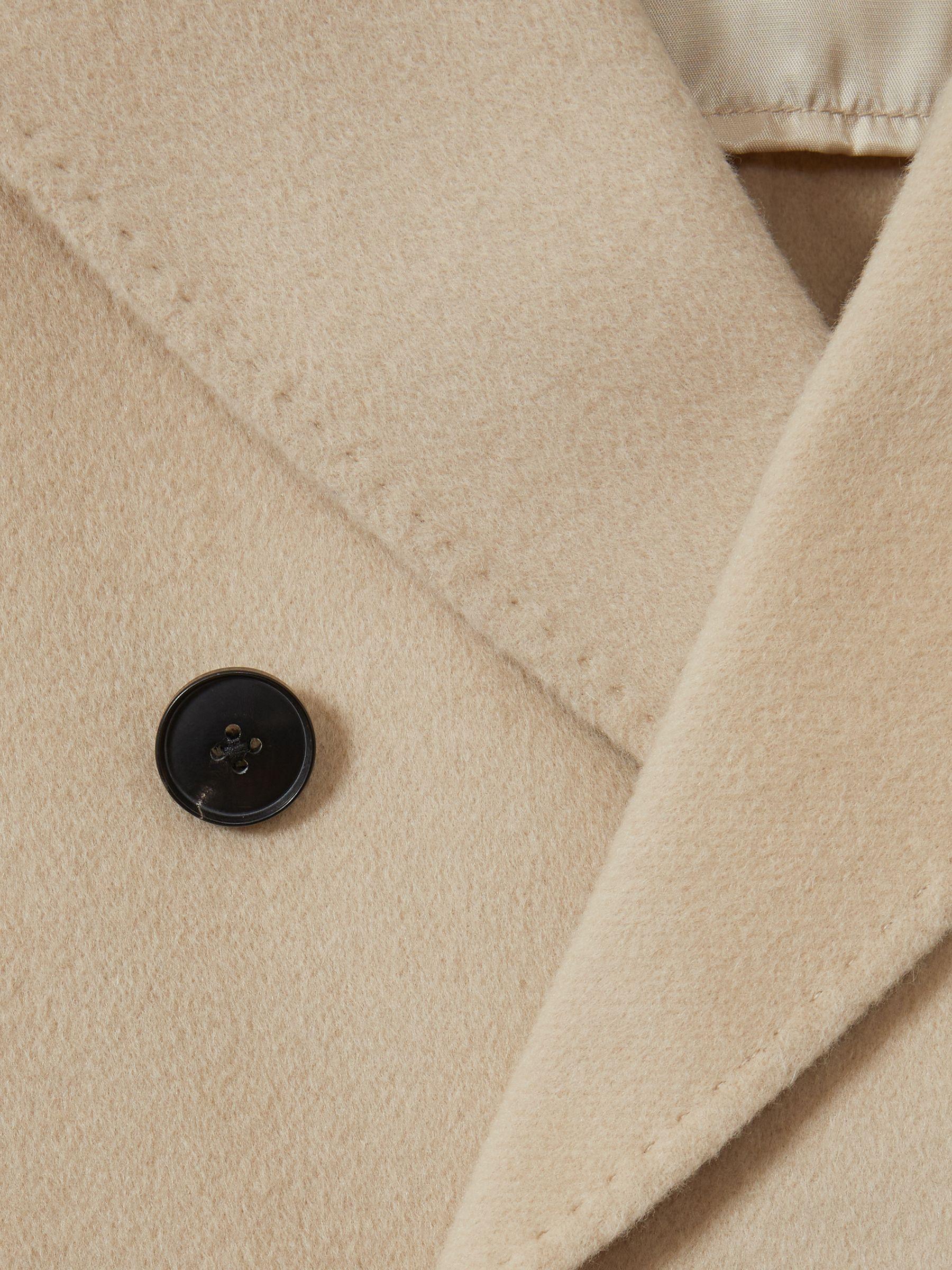 Atelier Wool-Cashmere Double-Breasted Coat in Camel Product Image
