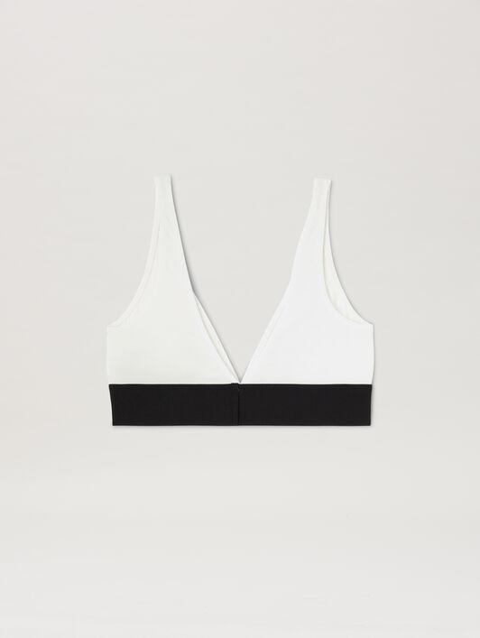 Logo band Triangle Bra Product Image