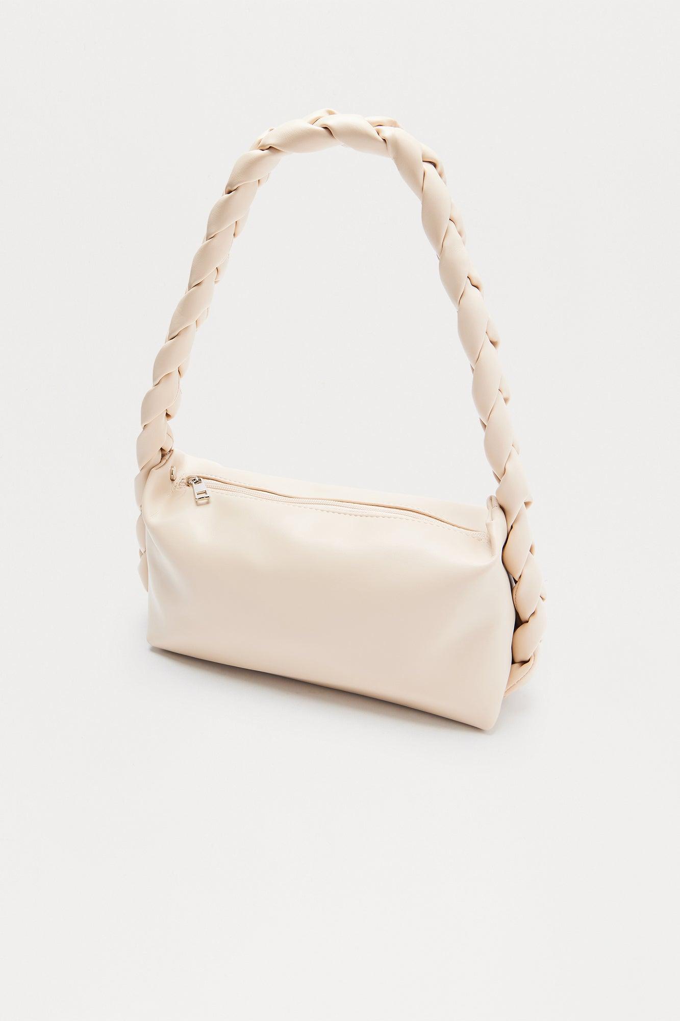 Destiny Braided Shoulder Bag - Ivory Female Product Image