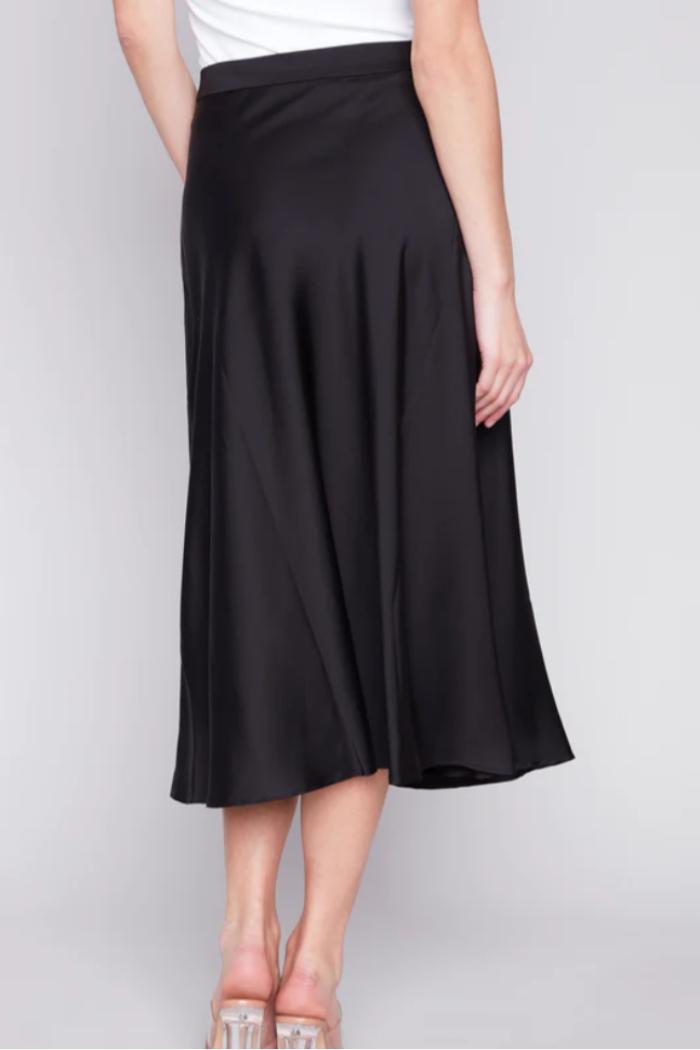 Long Satin Skirt Product Image
