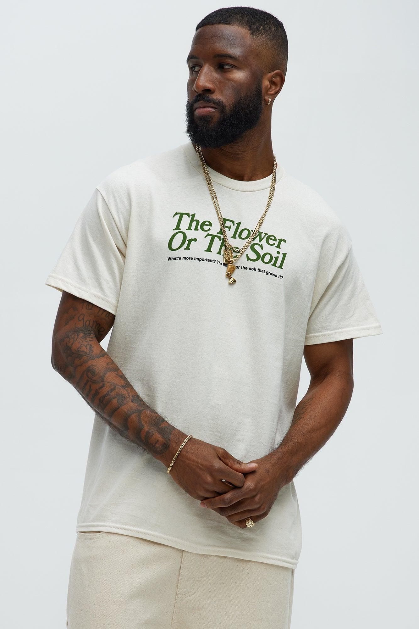 The Flower Short Sleeve Tee - Natural/Combo Product Image