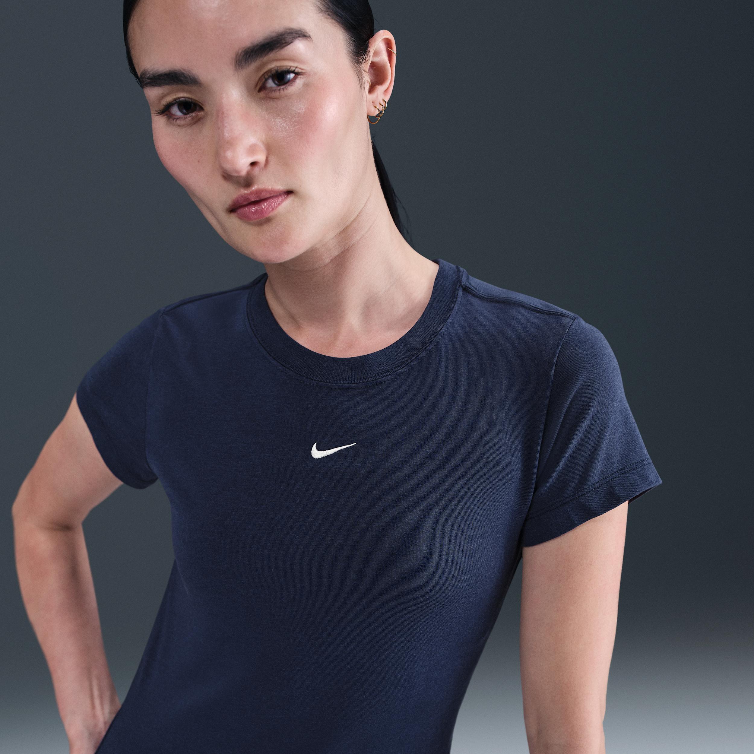 Womens Nike Sportswear Chill Knit T-Shirt | FV5508-410 Product Image