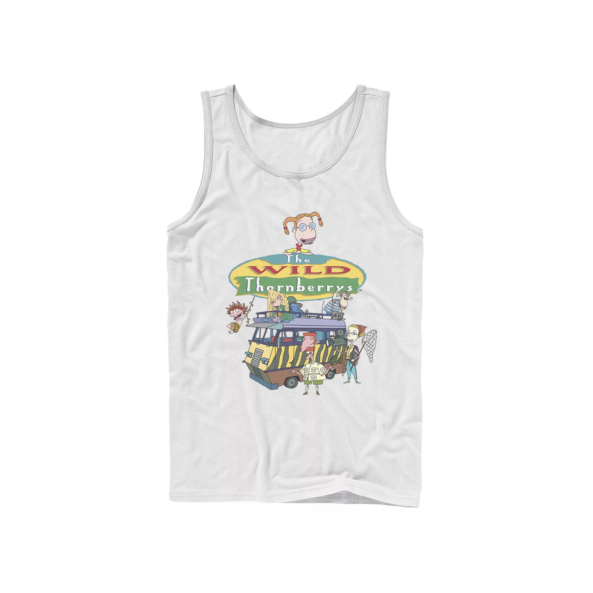 Men's Nickelodeon The Wild Thornberrys Family RV Logo Tank Top,  Product Image