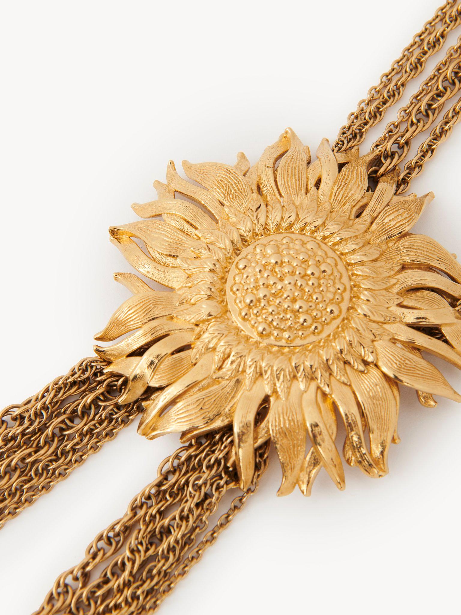 The Chloé Sunflower necklace Product Image