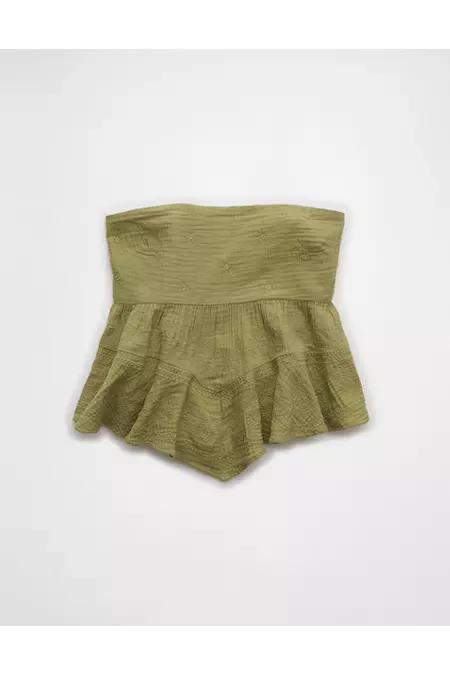 AE Embroidered Babydoll Tube Top Women's Product Image