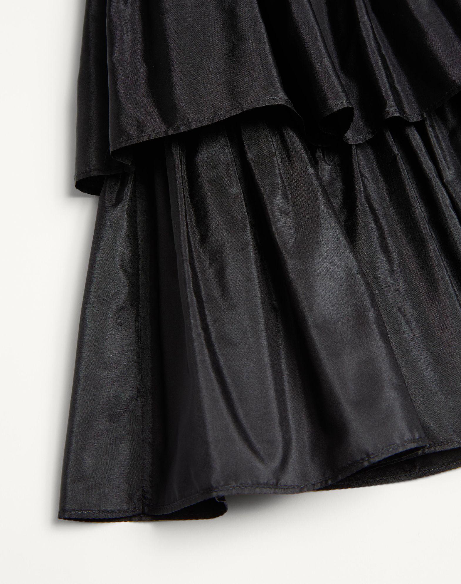 Ruffled Taffeta Skirt Product Image