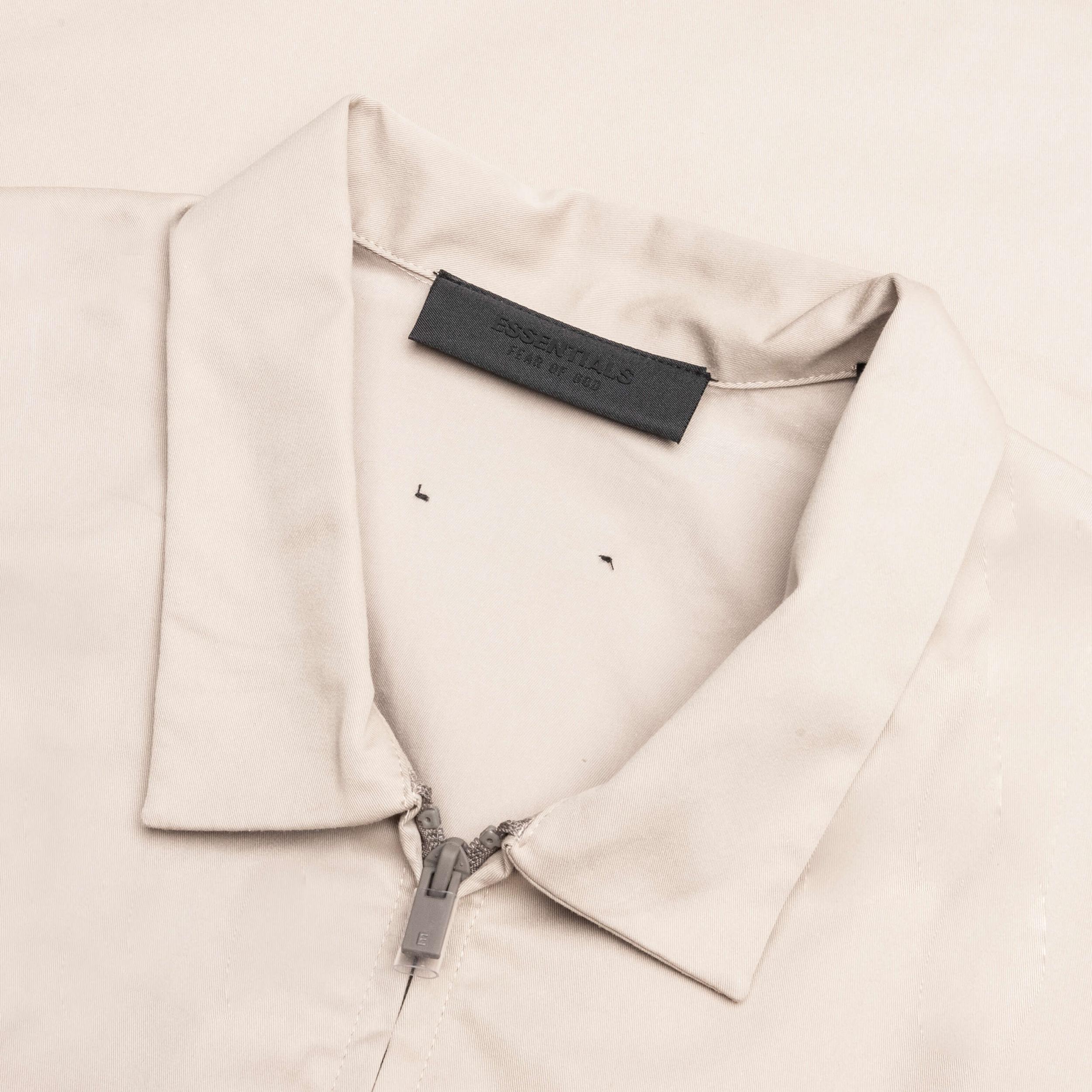 Essentials Overshirt - Mink Male Product Image