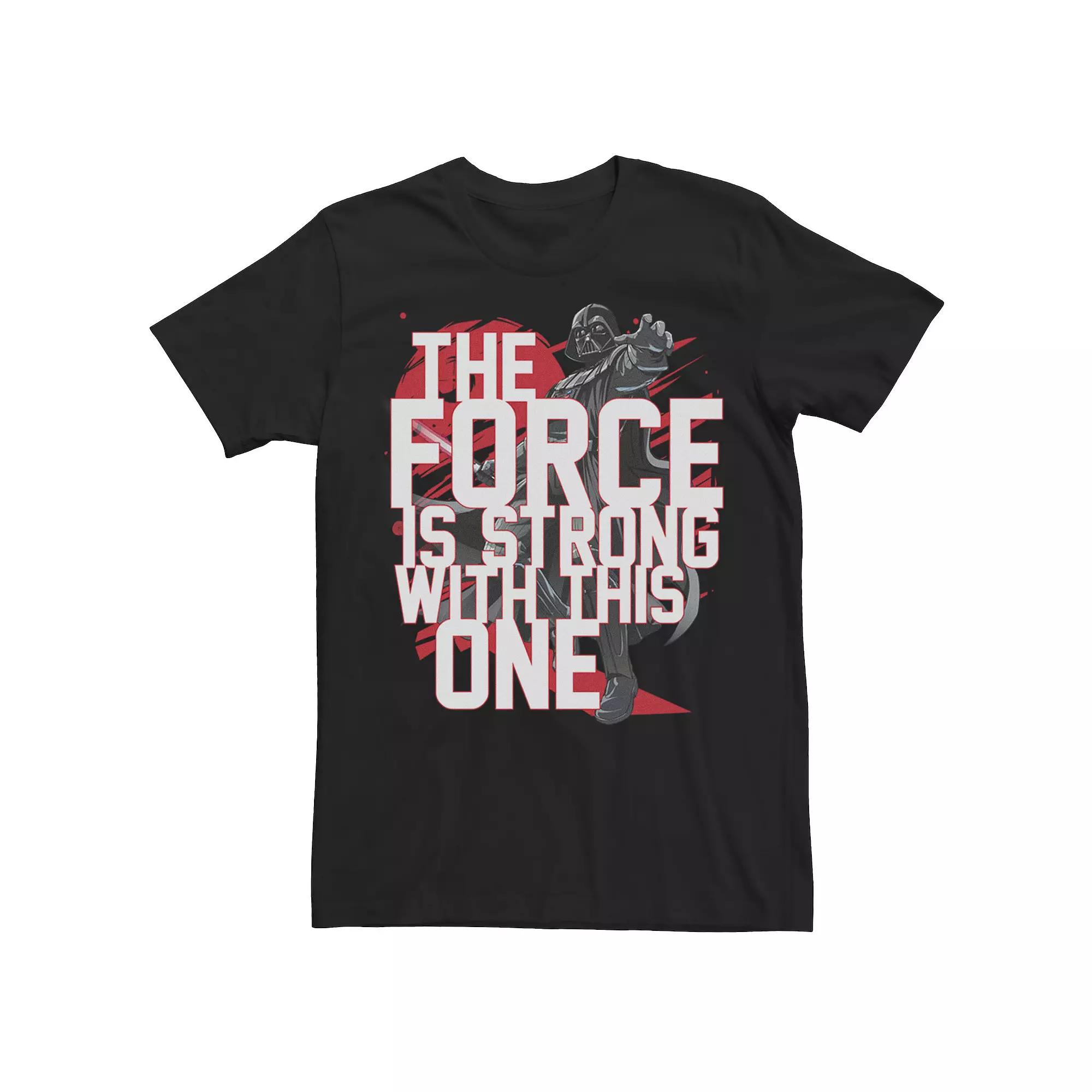 Men's Star Wars Force Is Strong Darth Vader Graphic Tee,  Product Image