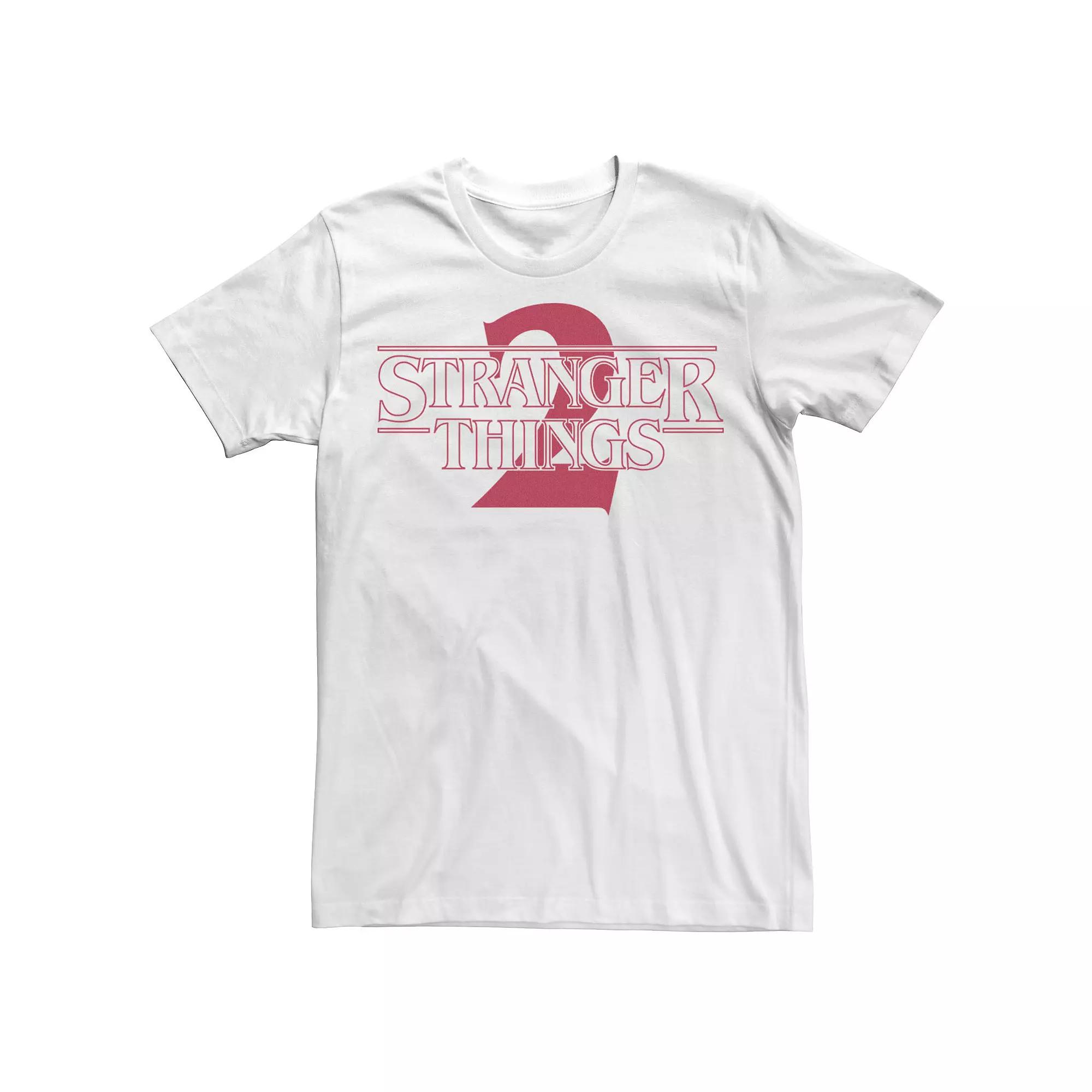 Men's Netflix Stranger Things 2 Solid Logo Tee,  Product Image