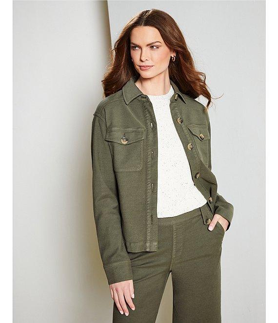 Westbound Knit Long Sleeve Crew Neck Bubble Top Product Image