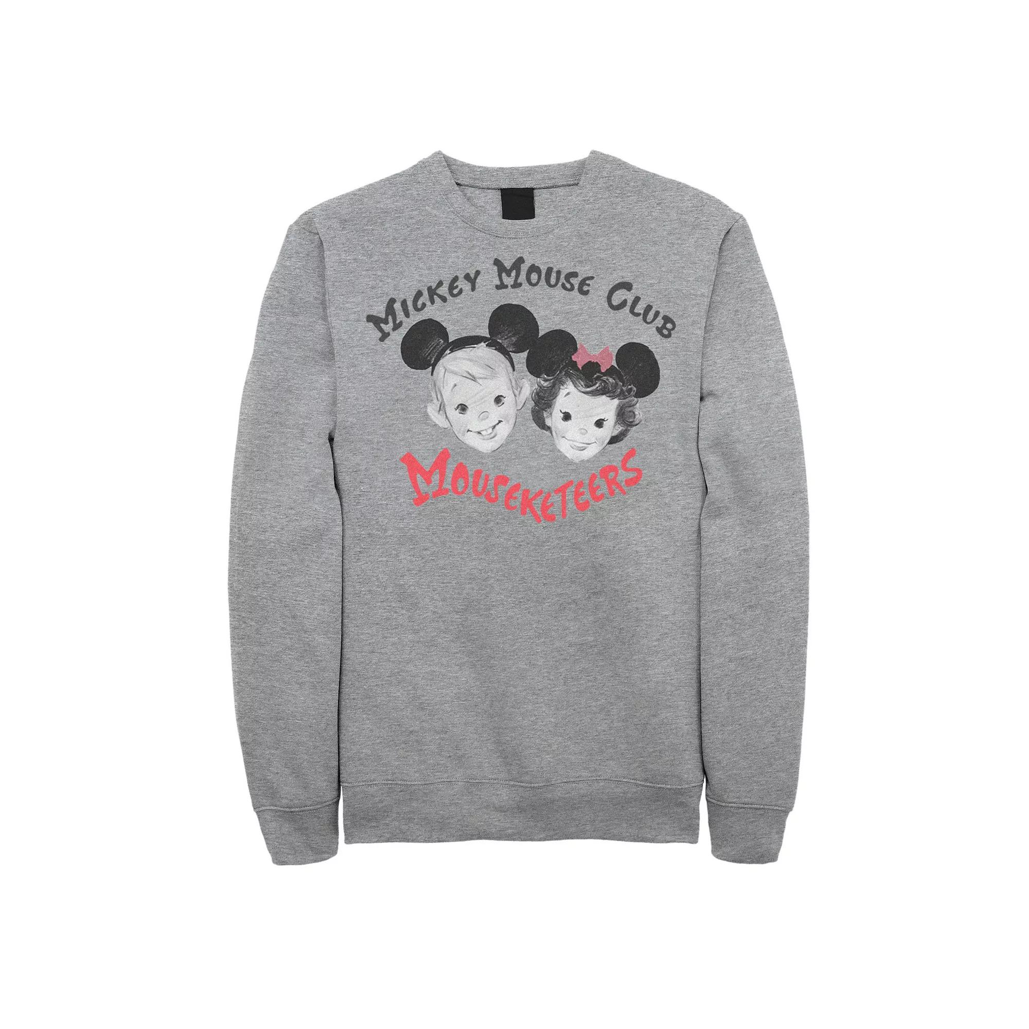 Disney's Mickey Mouse Big & Tall Club Official Mouseketeers Graphic Fleece, Men's,  Product Image