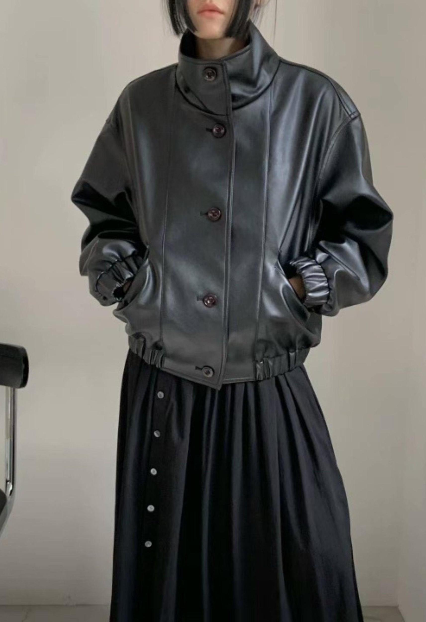 Soriana Vegan Leather Jacket Product Image