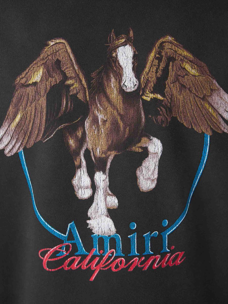AMIRI Men's Vintage Wash Pegasus T-shirt T-shirt In Black Product Image