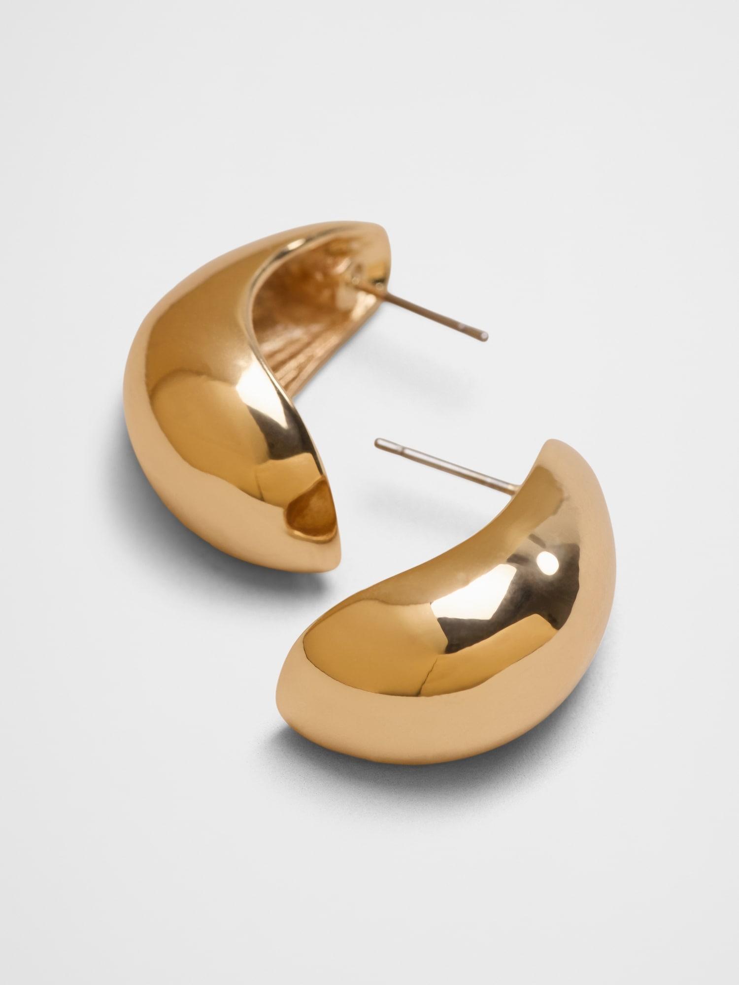 Sculptural Statement Drop Earrings Product Image