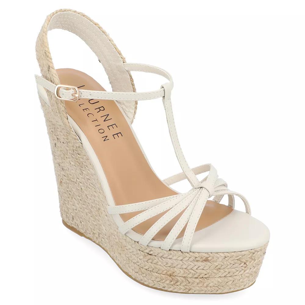 Journee Yara Women's Wedge Sandals,  Product Image