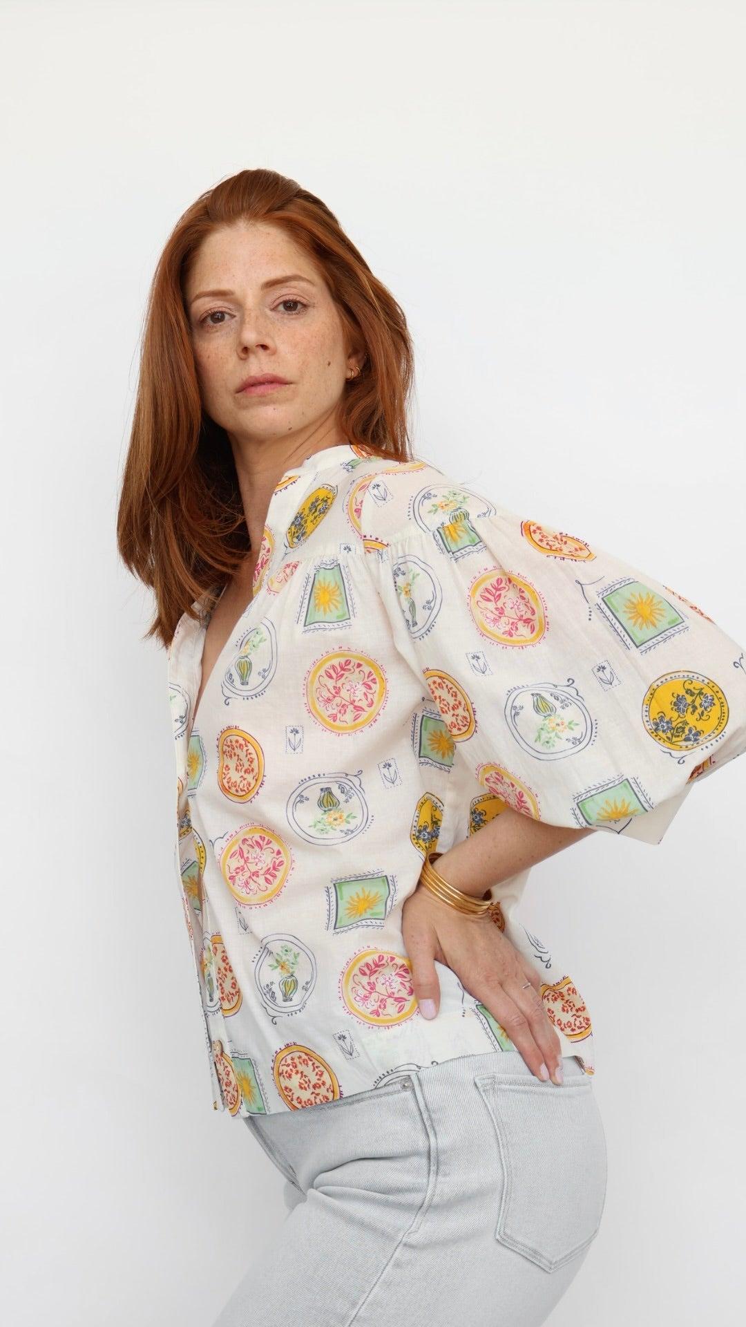 Balmaine Printed Top Product Image