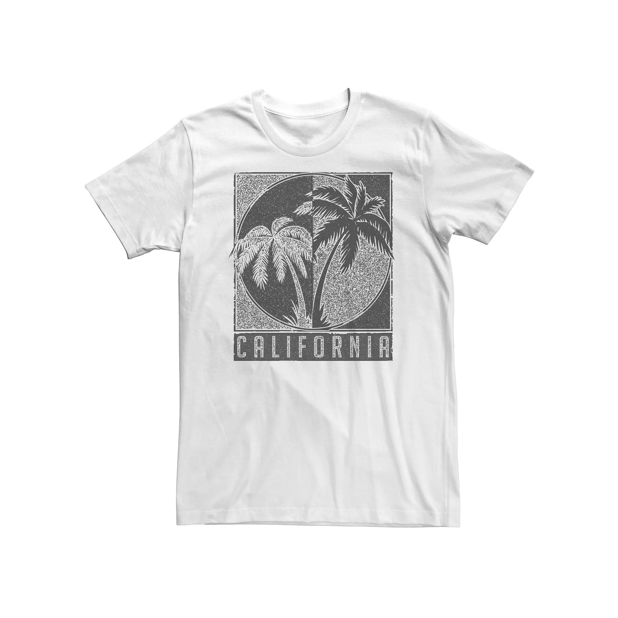 Big & Tall California Tonal Palm Tree Stamp Tee, Men's,  Product Image