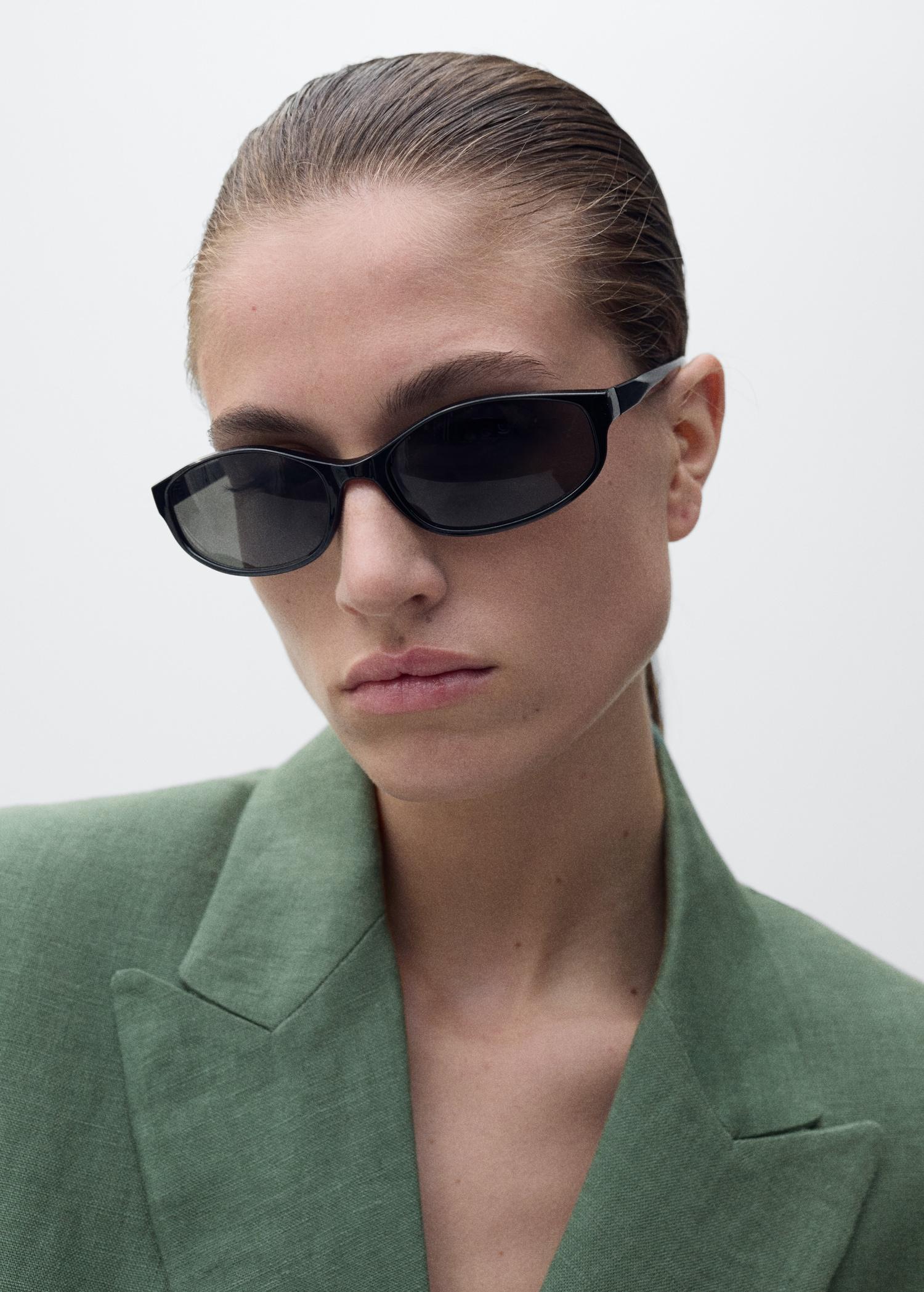 Linen suit blazer - Women | MANGO USA Product Image