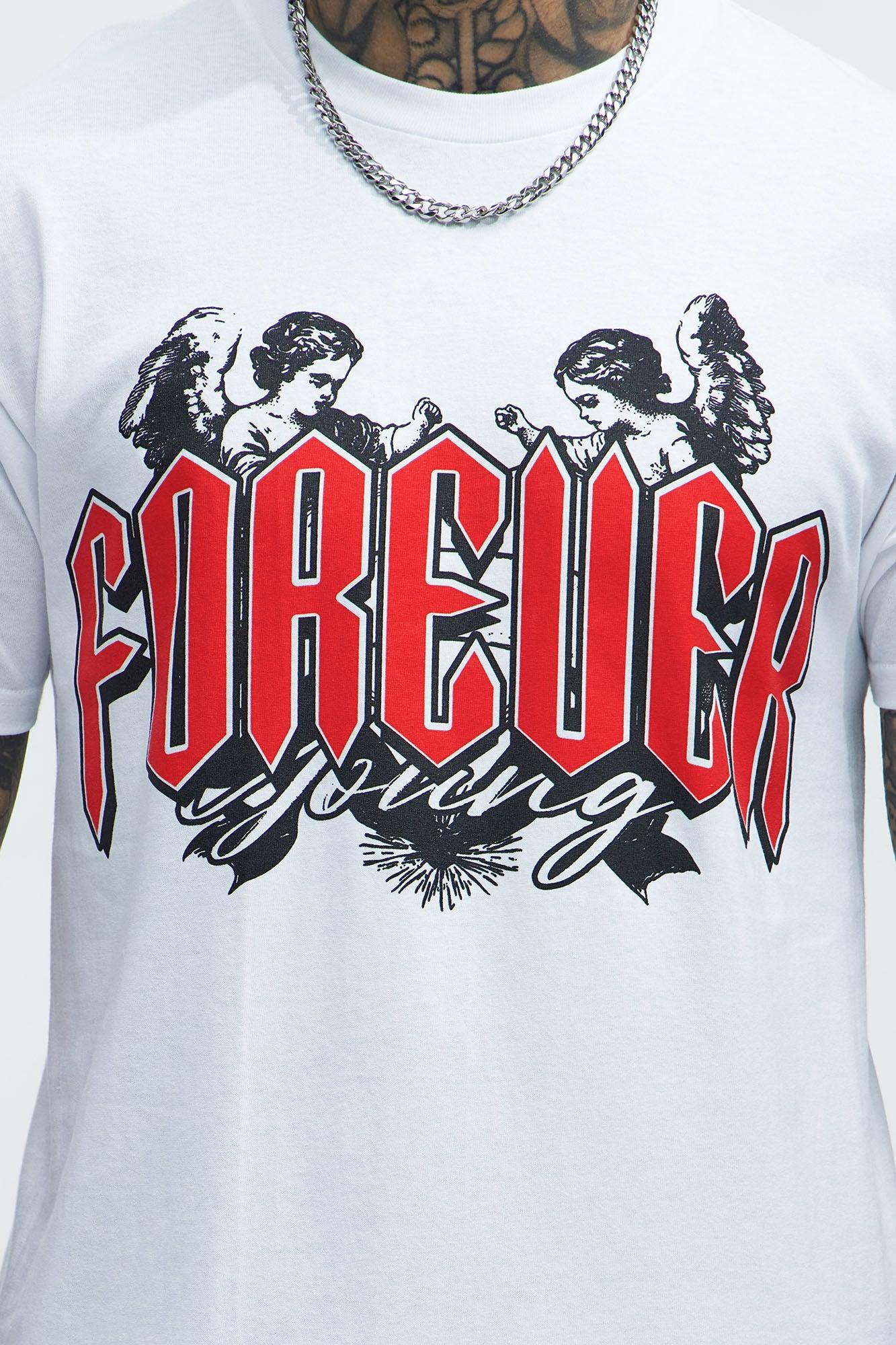 Forever Youthful Short Sleeve Tee - White Product Image