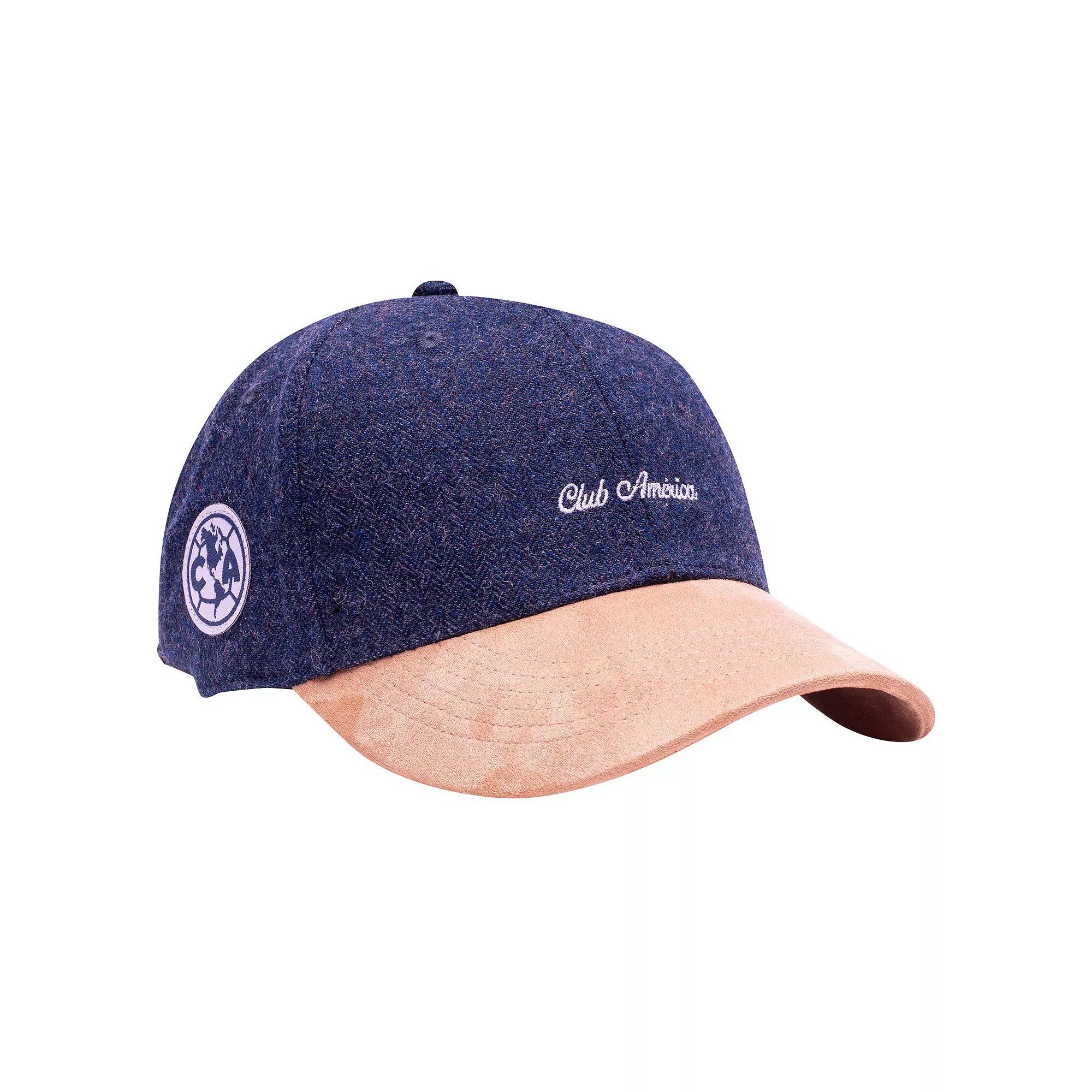 Men's Fan Ink  Navy/Tan Club America Noble Adjustable Hat, Caf Blue Product Image