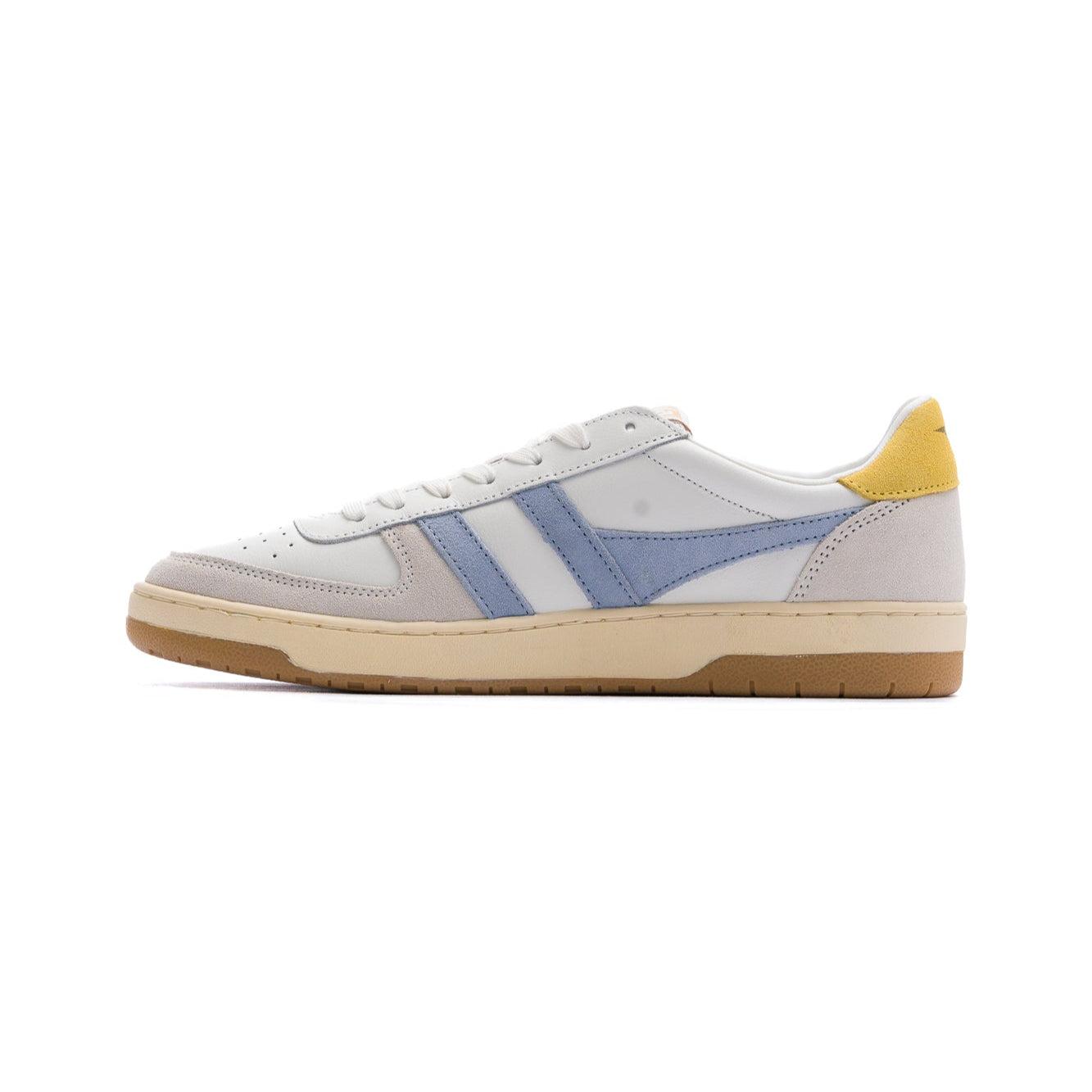 Gola Classics Women's Hawk Sneakers - White/Air/Pollen Product Image