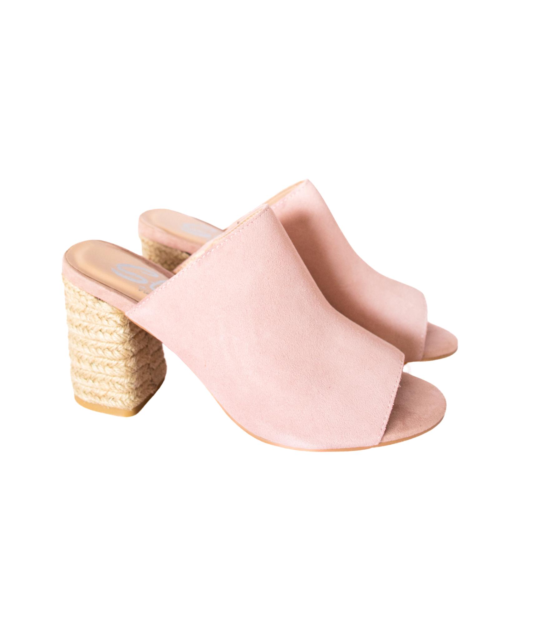 Helena Heeled Sandal in Ice Suede (Online Exclusive) Product Image