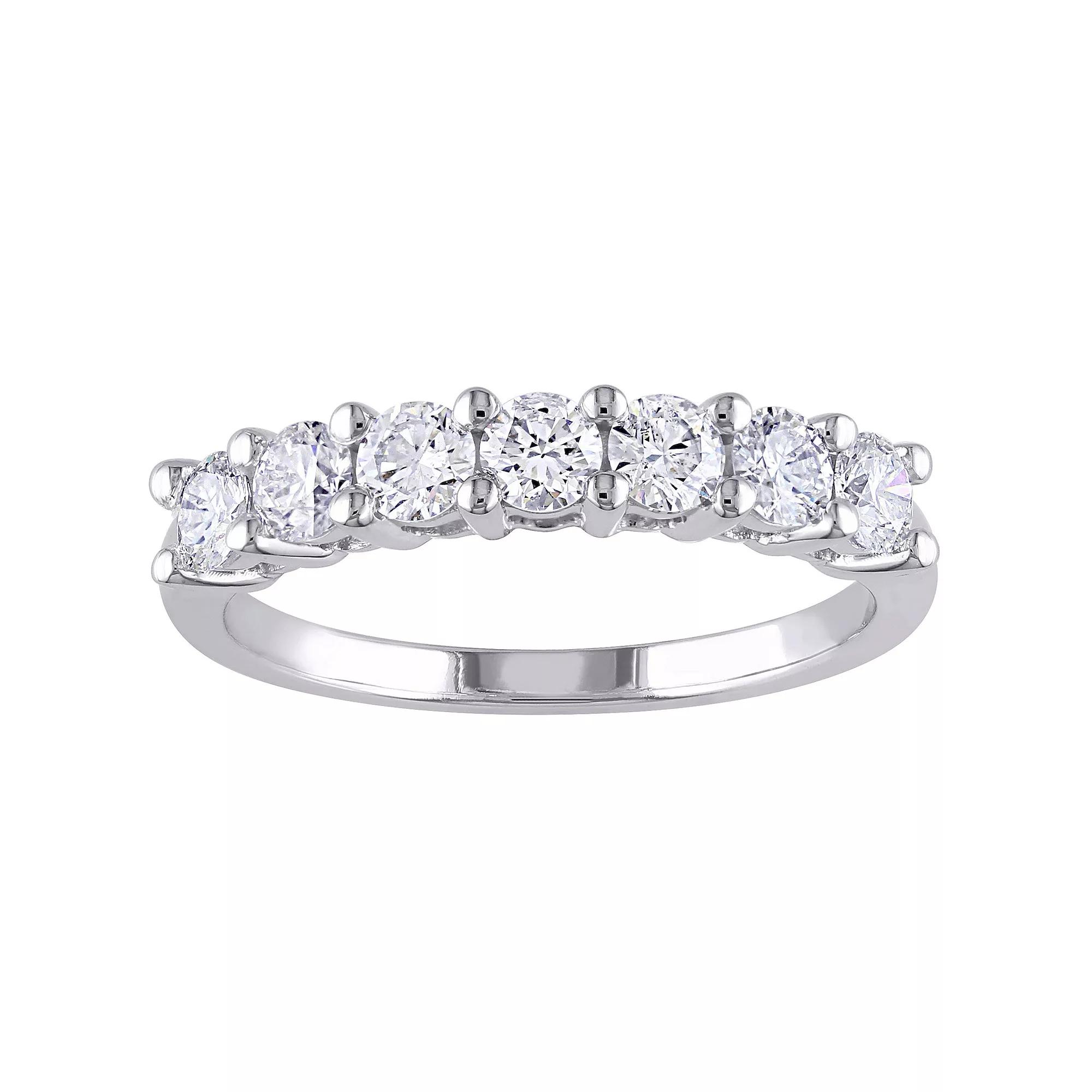 Stella Grace 14k White Gold 1 Carat T.W. Diamond Anniversary Ring, Women's, Size: 6.50, 14k Whgold Product Image