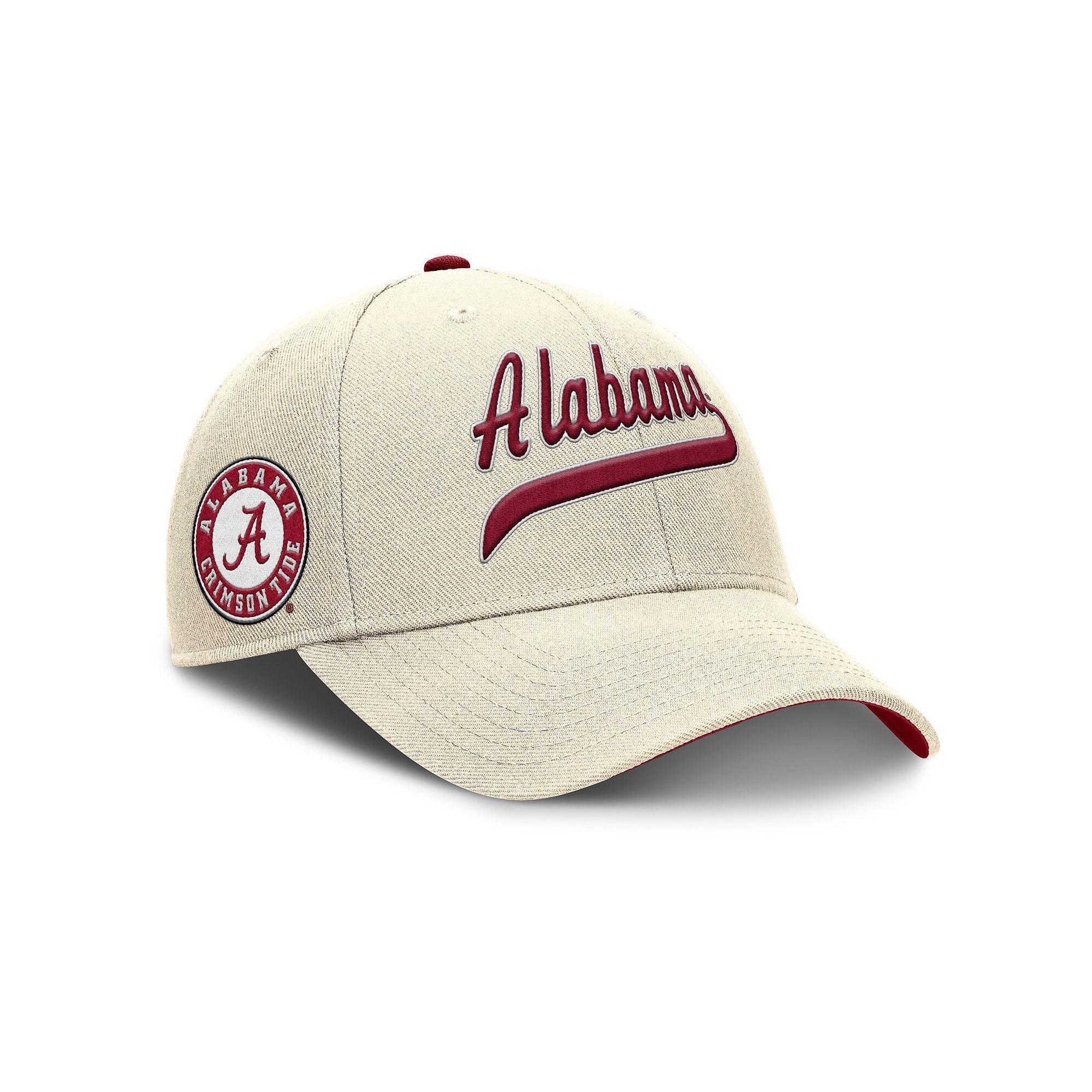 Men's Nike Natural Alabama Crimson Tide Primetime Rise Adjustable Hat, Beige Product Image