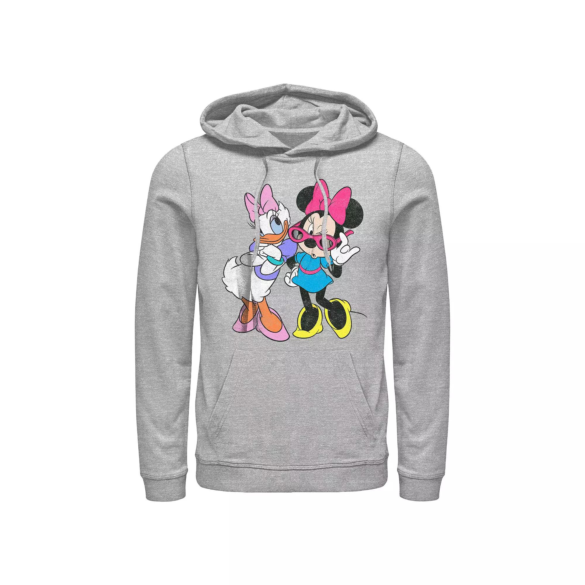Men's Mickey Mouse Minnie And Daisy Graphic Hoodie,  Product Image
