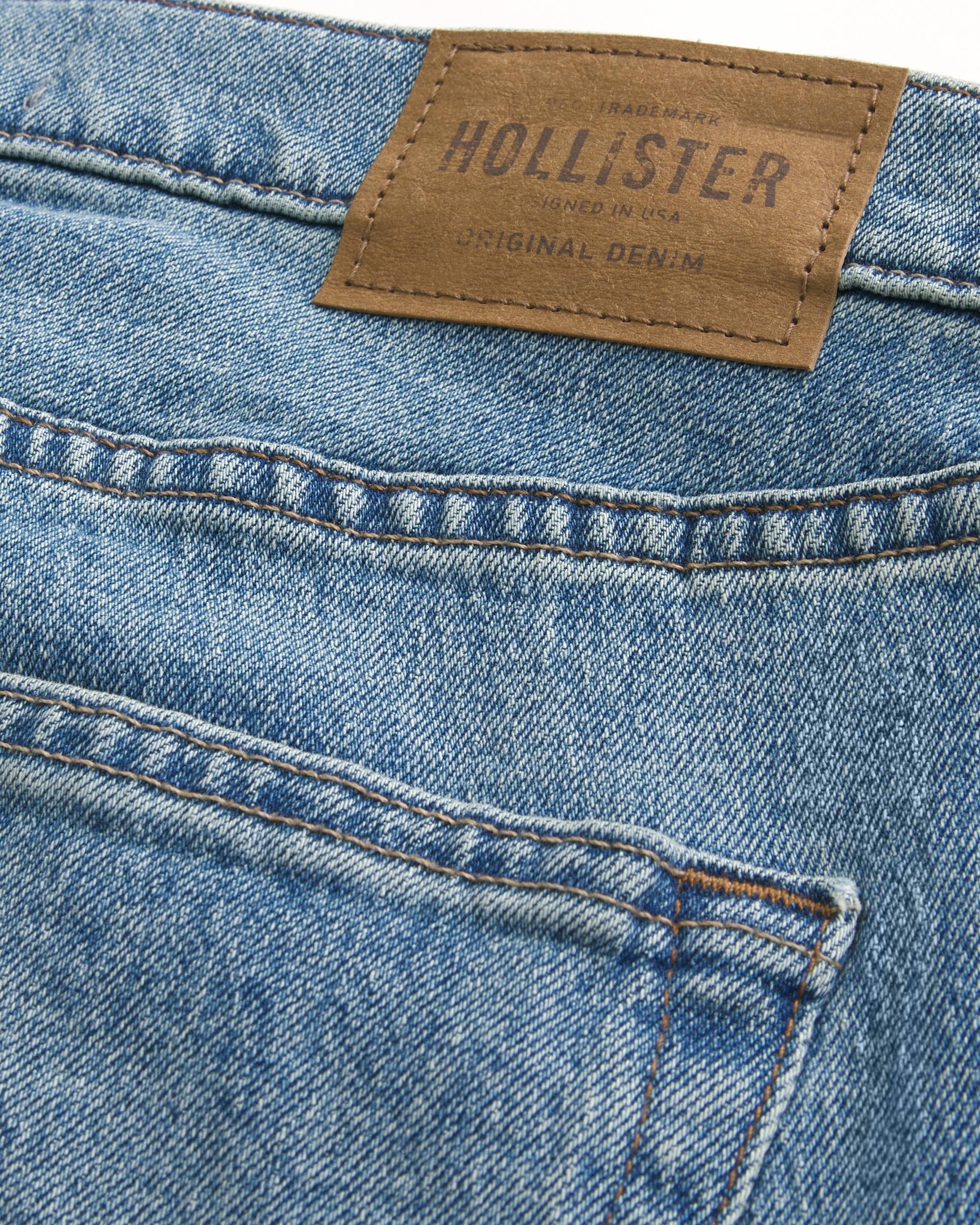 Medium Wash Straight Jeans Product Image