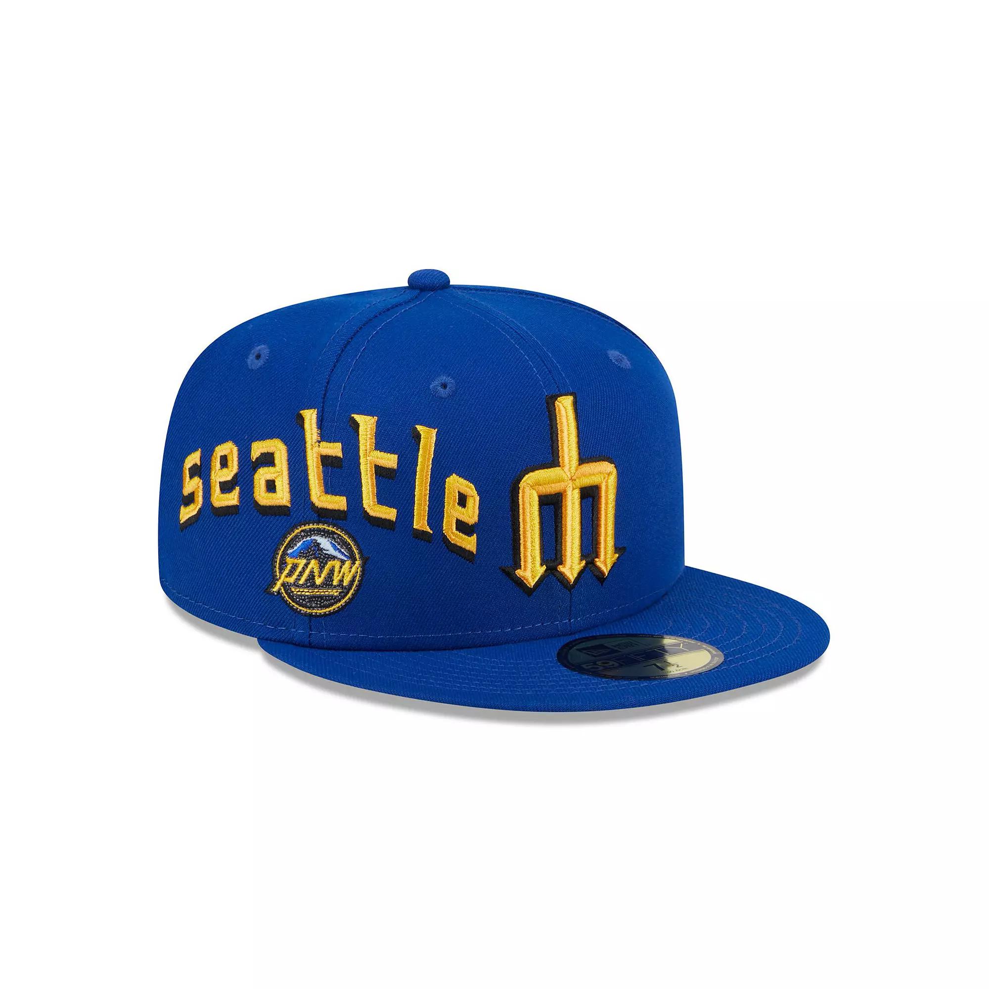Mens New Era Royal Seattle Mariners City Connect Icon 59FIFTY Fitted Hat Product Image